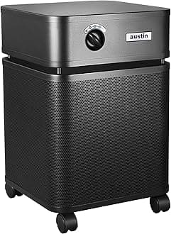 Austin Air HealthMate Plus Air Purifier, Black - Advanced 4-Stage Filtration Air Purifiers For Home with Activated Carbon & Zeolite - Ideal as Air Purifiers for Bedroom or any Large room, Model B450