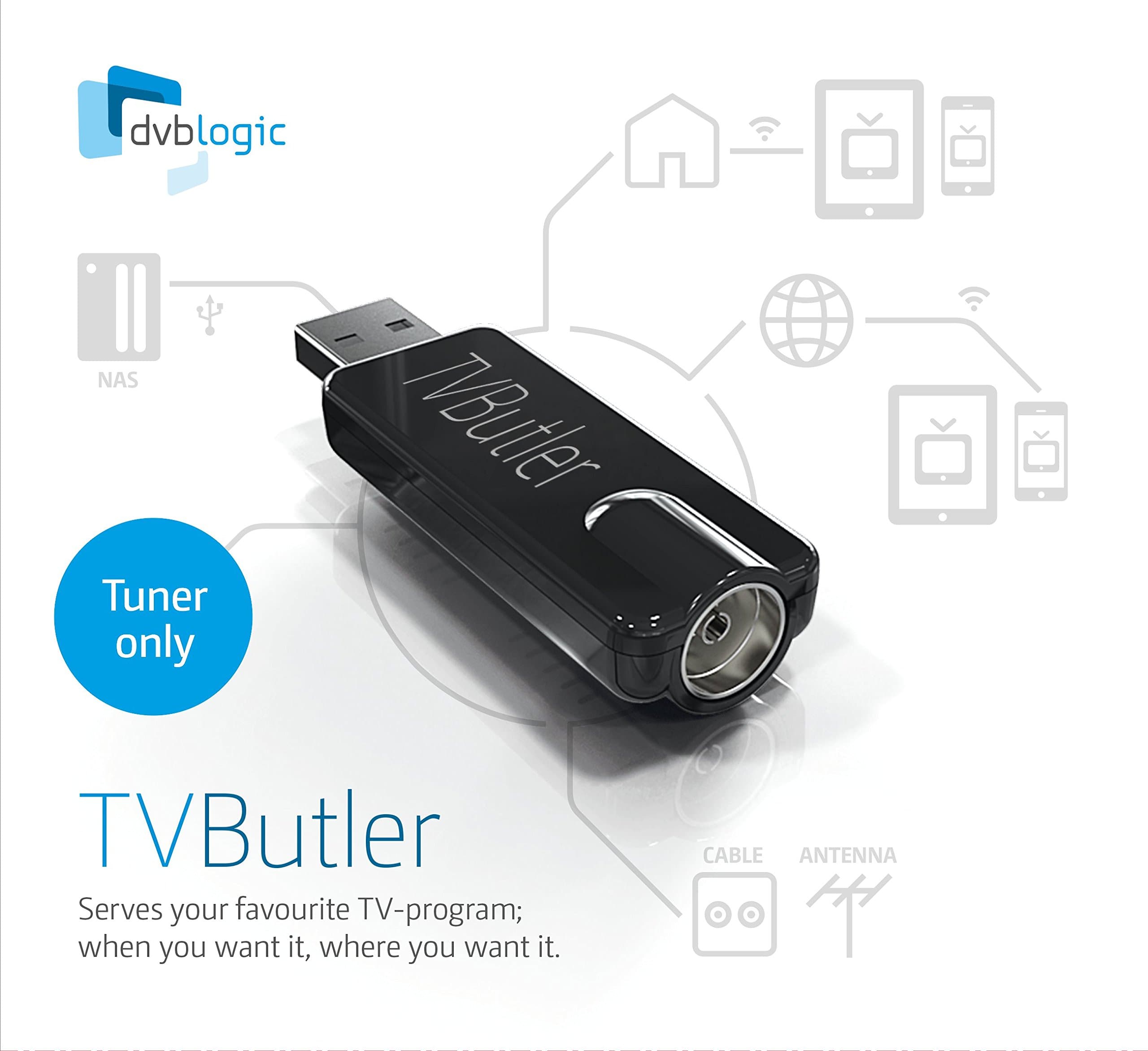 TVButler 100TC Tuner only - computer TV tuners (DVB-T2, DVB-C, DVB-T, USB, USB)