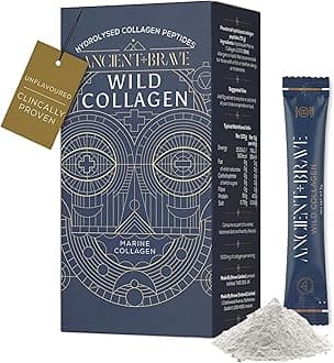 – Wild Collagen Sachets 15 x 5g - Marine Collagen Powder (Fish) - 100% Hydrolysed Collagen Peptides (Type I) - High Protein, Fasting and Keto Friendly - Neutral Tasting - 15 Day Supply