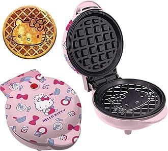 Hello Kitty Mini Waffle Maker - Cook With Your Favorite Kitty Character