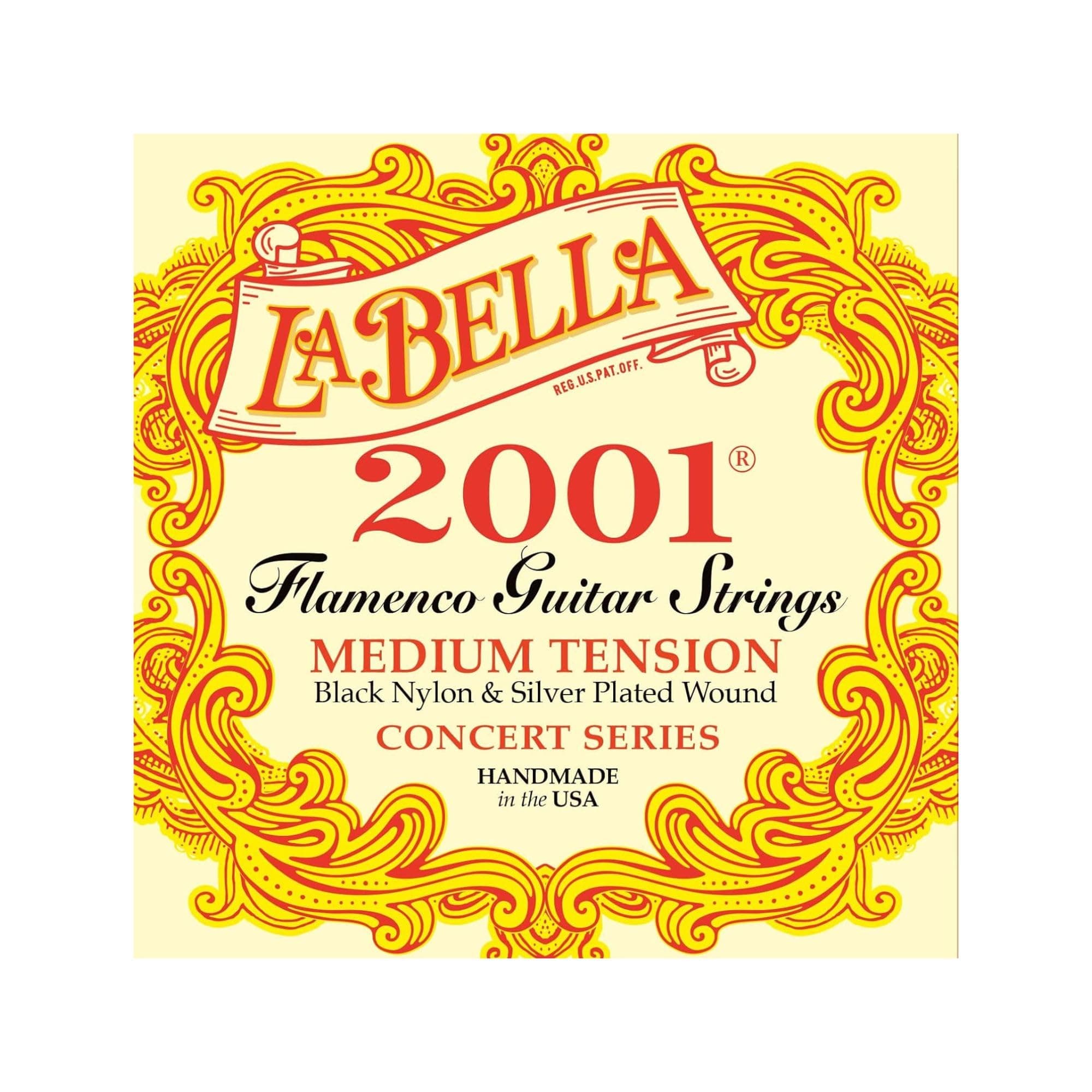 La Bella 2001 Flamenco Guitar String Medium Tension .029-.042