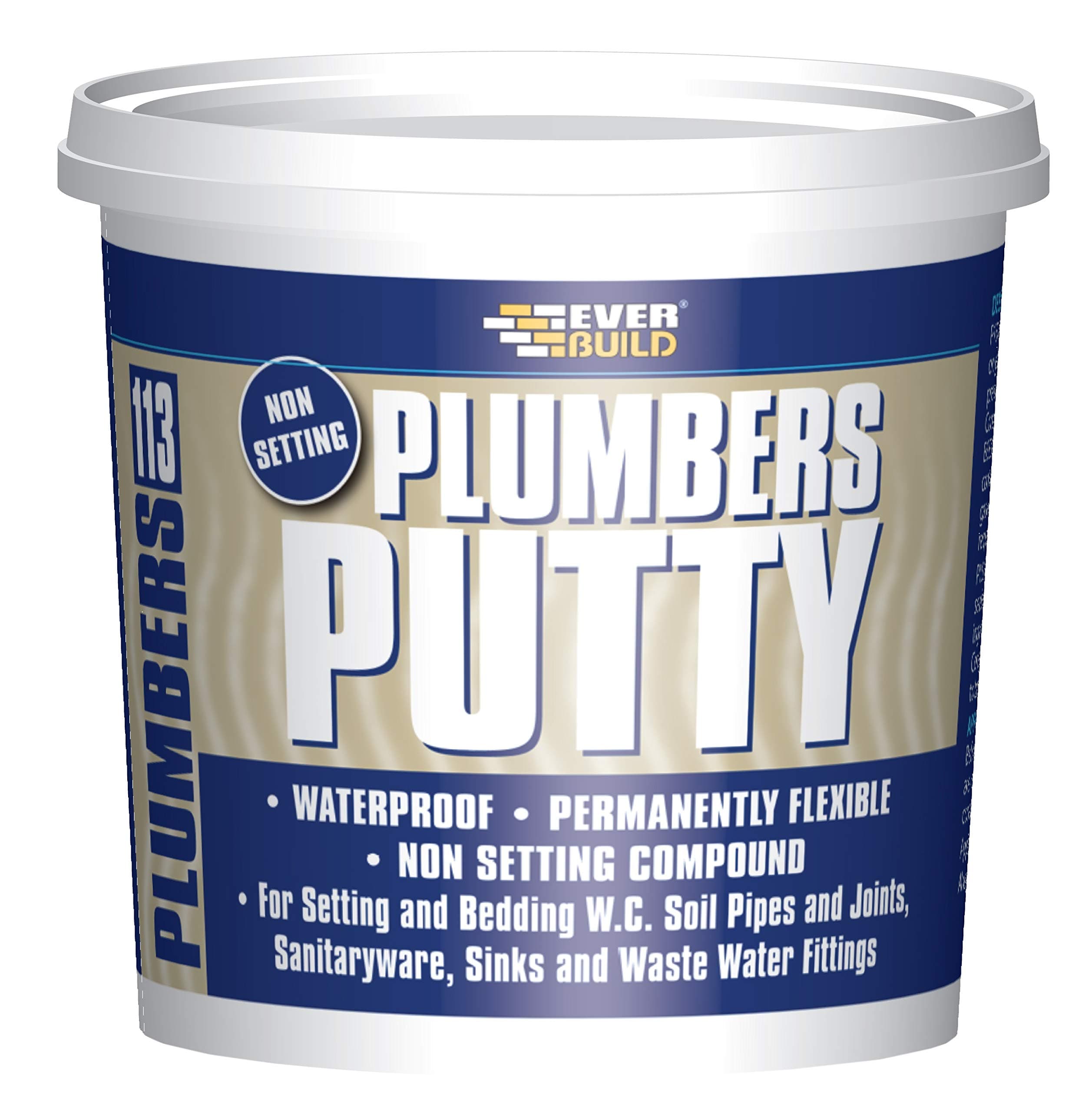 Everbuild 113 Plumbers Putty, Beige, 750 g