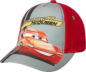Disney Boys Cars Lightning McQueen Cotton Baseball Cap