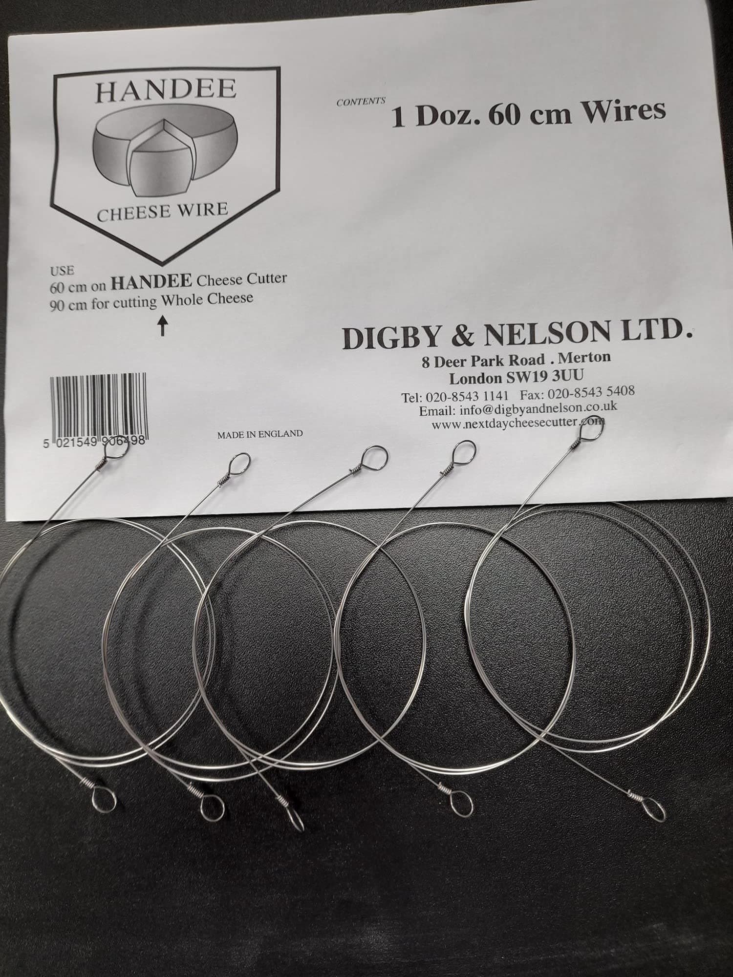 – 1 Doz 60 cm Handee cheese wires