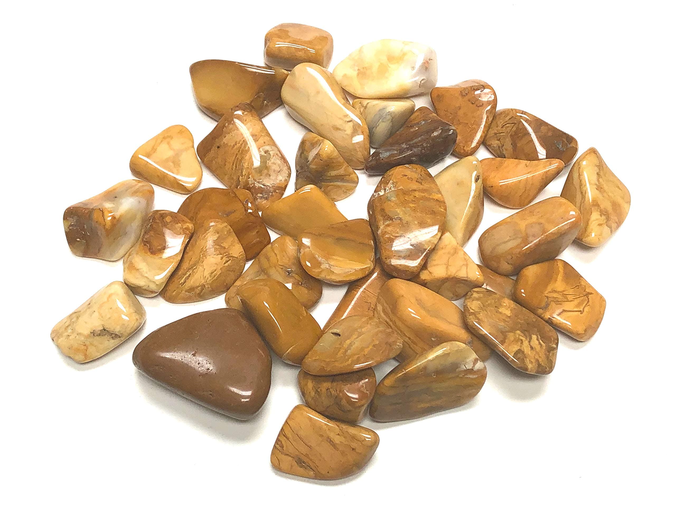 Zentron Crystal Collection1/2 Pound Tumbled Yellow Jasper