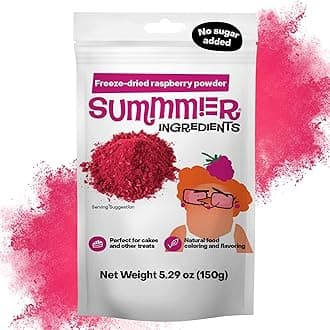 Freeze Dried Raspberry Powder for Baking (5.29 Oz) No Sugar, Pure - 100% Natu...