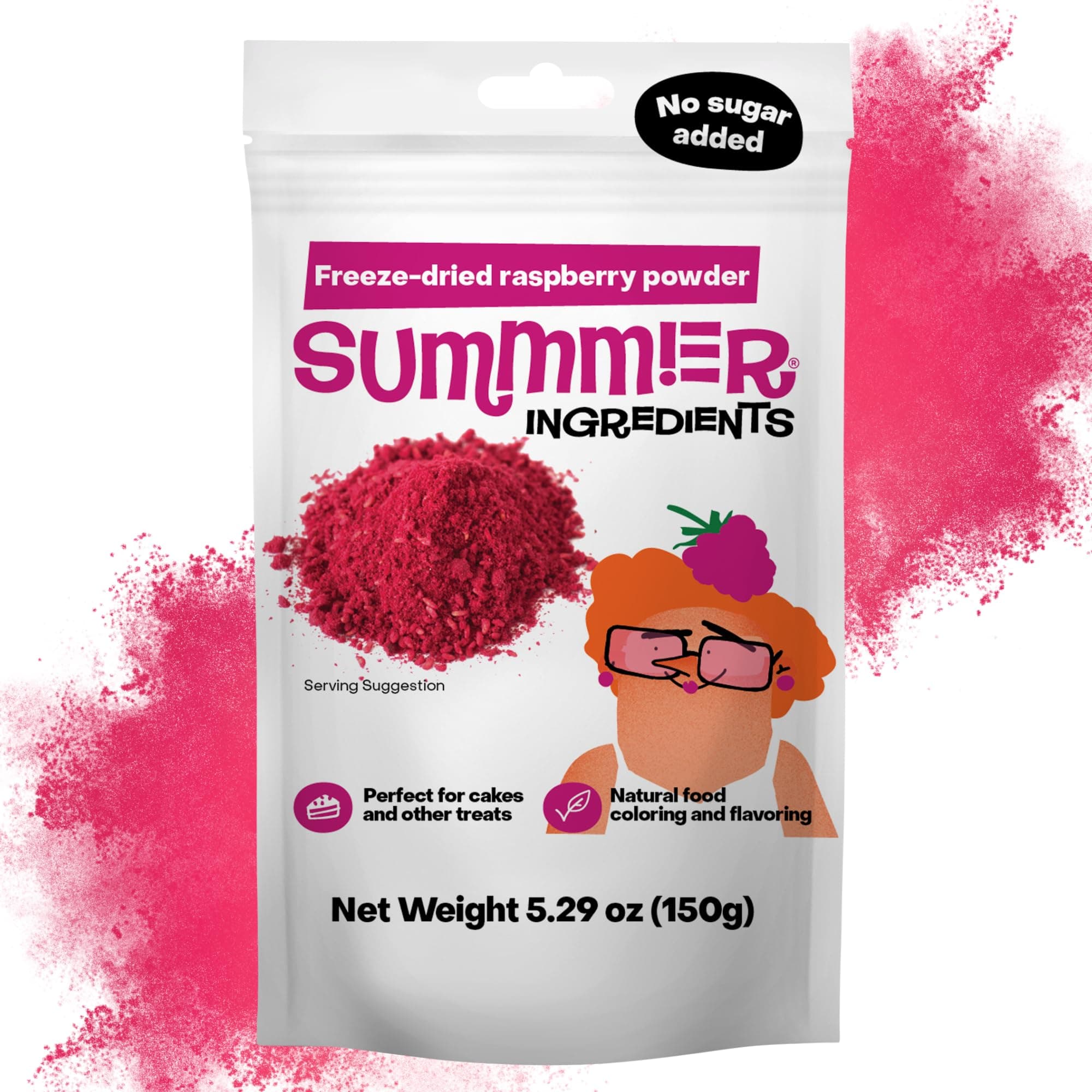Freeze Dried Raspberry Powder for Baking (5.29 Oz) No Sugar, Pure - 100% Natu...