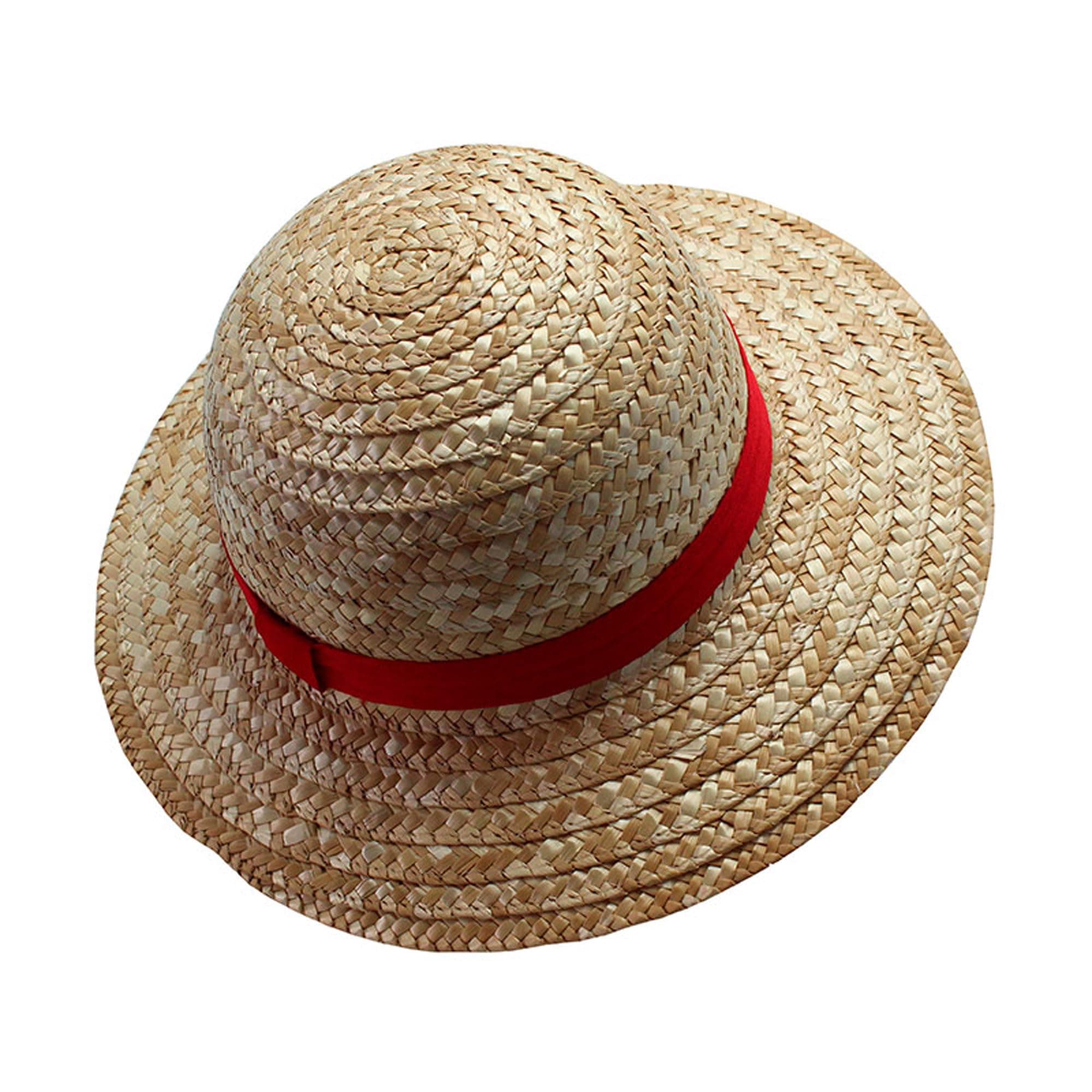 One Piece Officially Licensed Monkey D. Luffy Straw Hat Adult Anime Manga Pirate Cosplay Costume Accessories Merch Gift Beige