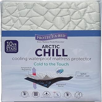 Arctic Chill Mattress Protector, Protect-A-Bed, Waterproof, 5-Sided, King