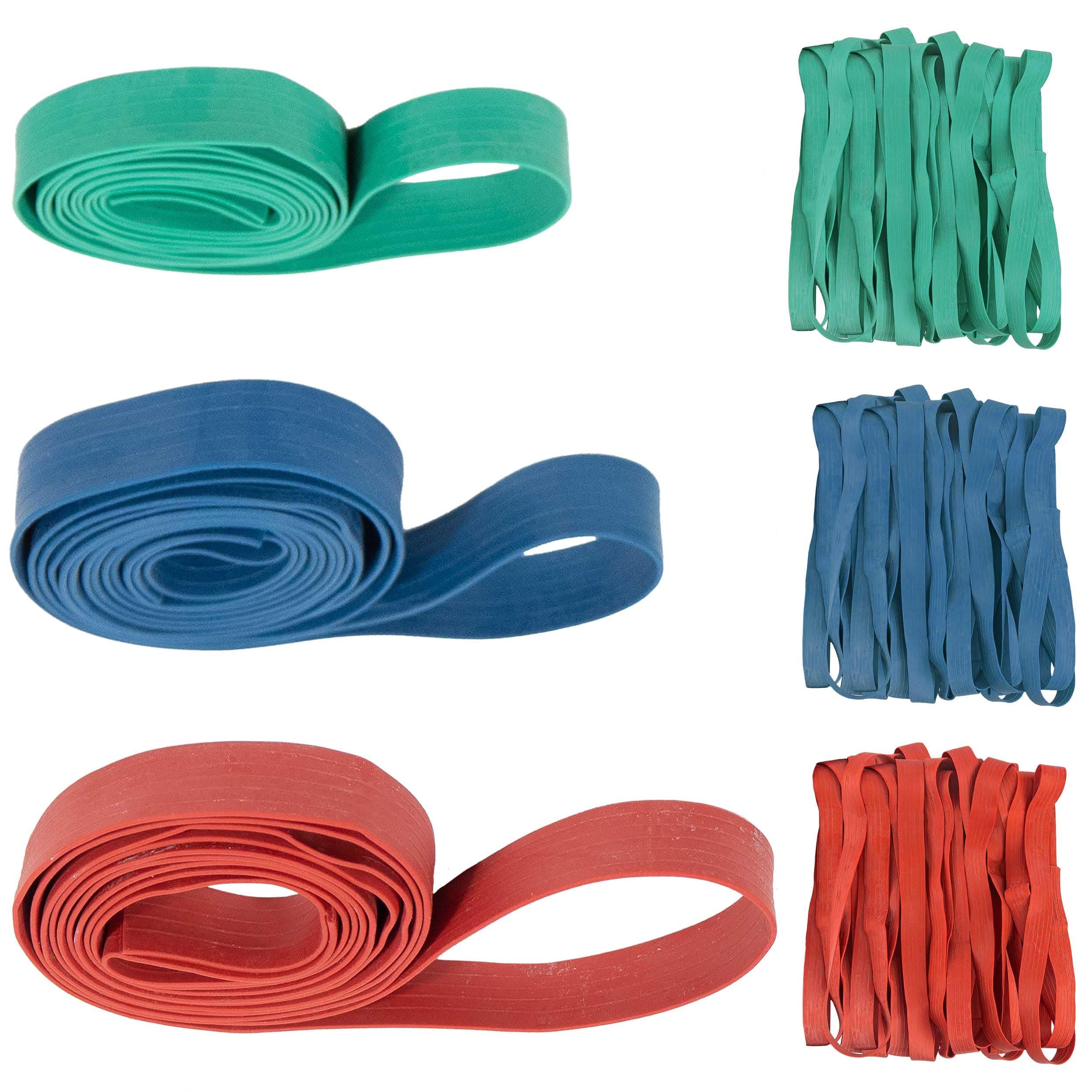 US Cargo Control Large Rubber Moving Bands (36-Pack), Variety Pack of 30", 36", and 42" - 12 Straps of Each Size - Extra Strength Large Moving Rubber Bands for Furniture, Mover Blankets, & Pallets