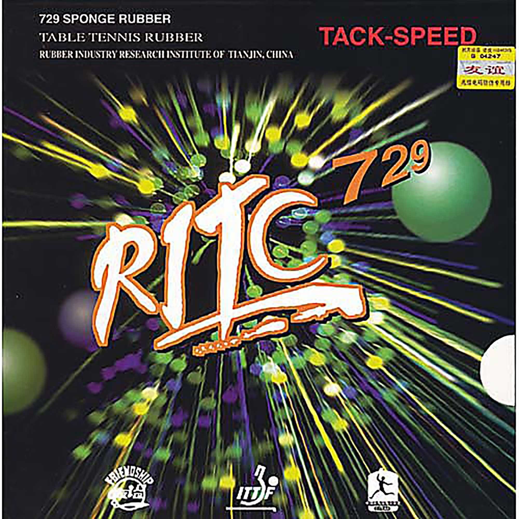 Friendship Rubber RITC 729 Tack Speed, options 2,0 mm, black