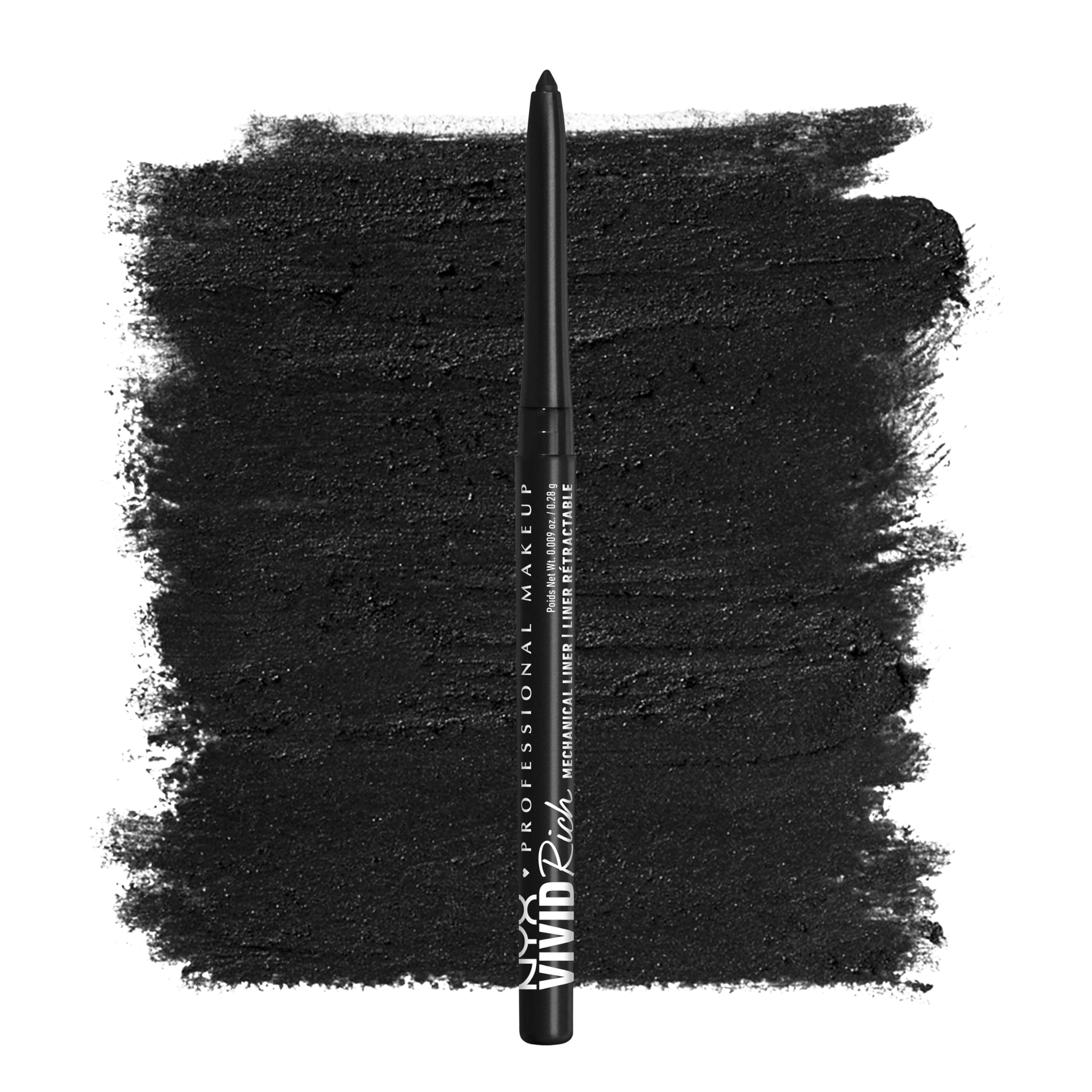 NYX - Mechanical Eye Pencil Black - 0.34 g