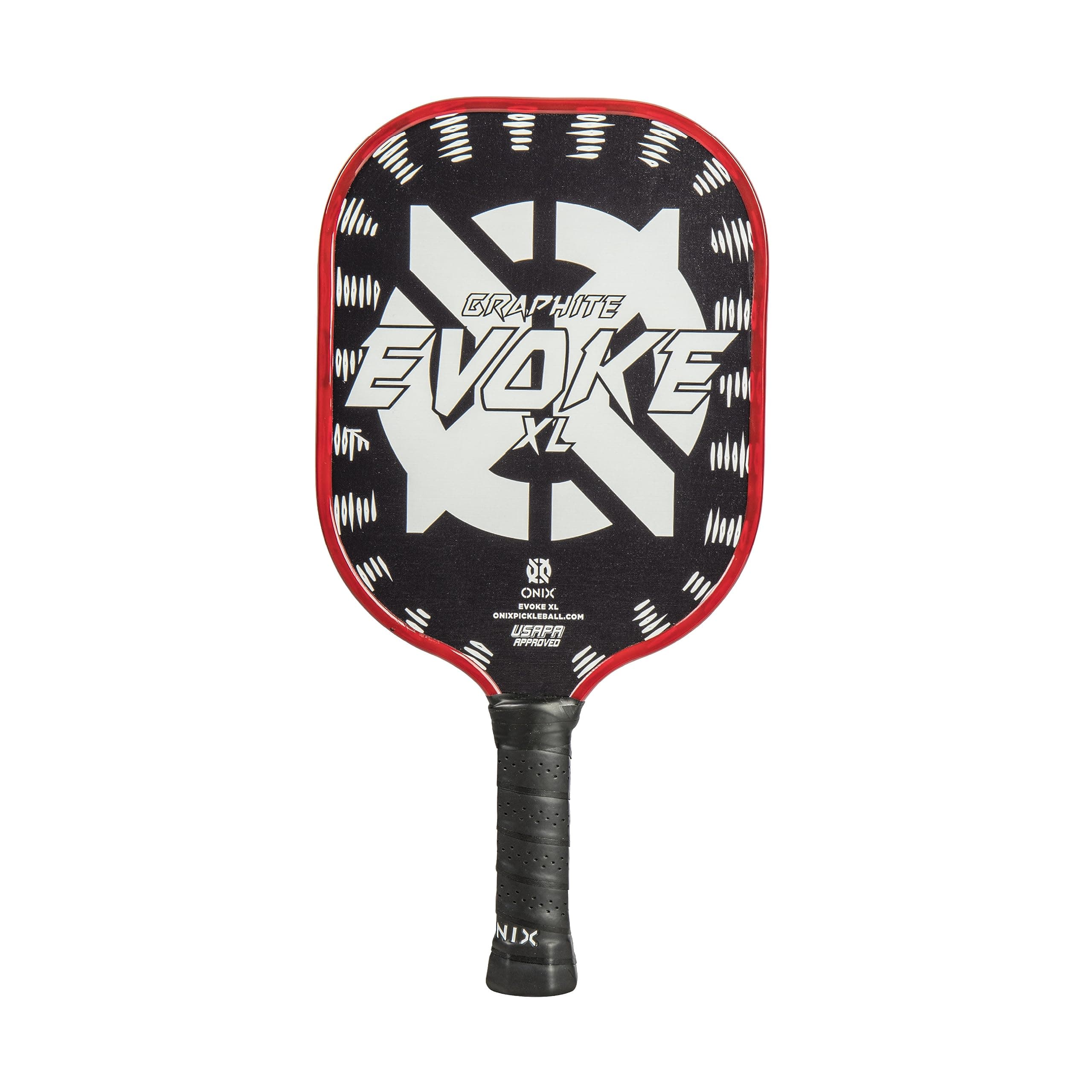Escalade Sports Onix Graphite Evoke XL Pickleball Paddle Features Polypropylene Core, Graphite Face, and Oversized Shape