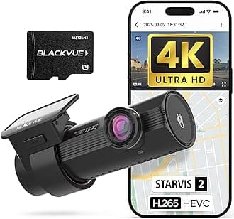 BlackVue DR970X-1CH Plus 256GB | 1-Channel Dash Cam (4K-Full HD), STARVIS 2 Sensor, Parking Mode, Easy Setup via App, Wi-Fi, GPS, Cloud Auto Backup, Optional LTE Module