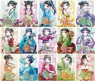 The Apothecary Diaries Manga Series 15-Book Collection Set (Volumes 1-15)