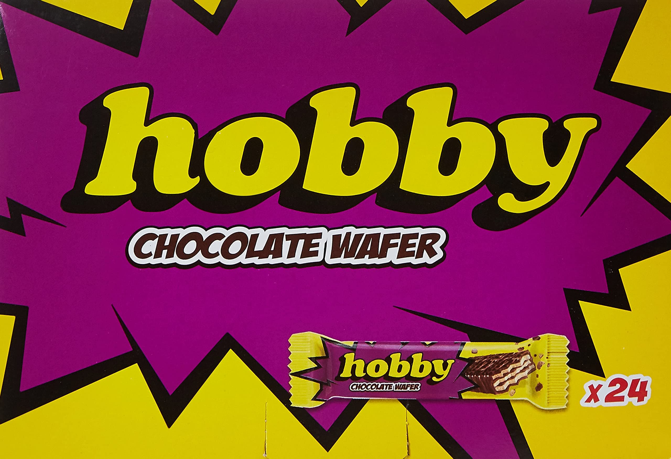 Ulker Hobby Compound Chocolate Coated Wafer, 20 gm (Pack Of 24)