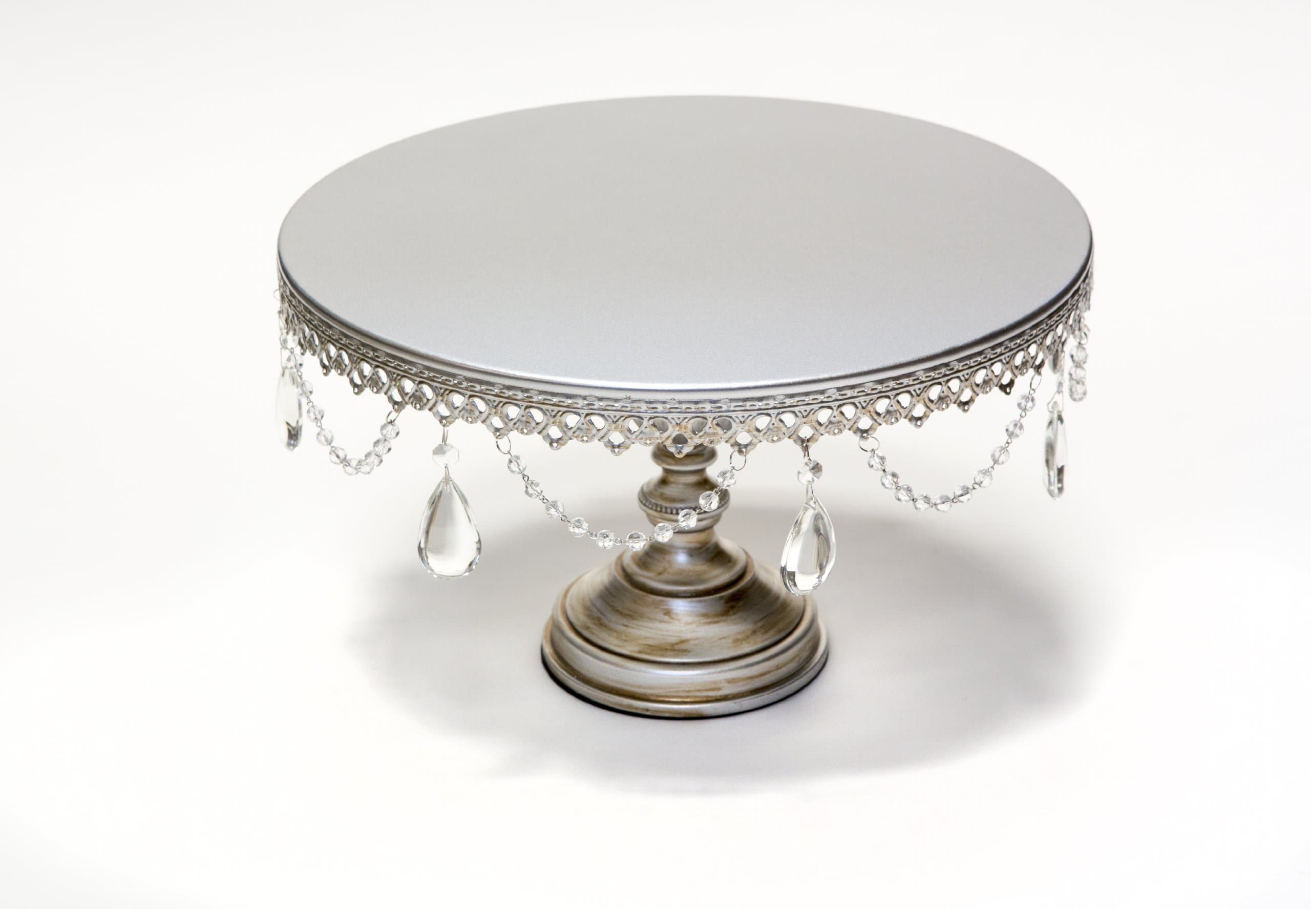 Opulent Treasures Grand Wedding Cake Stand (Silver)