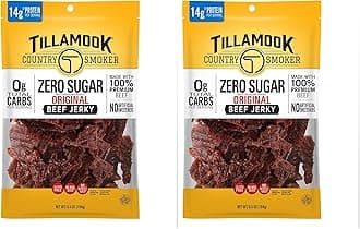Keto Friendly Zero Sugar Beef Jerky, Original, 6.5 Ounce (Pack of 2)