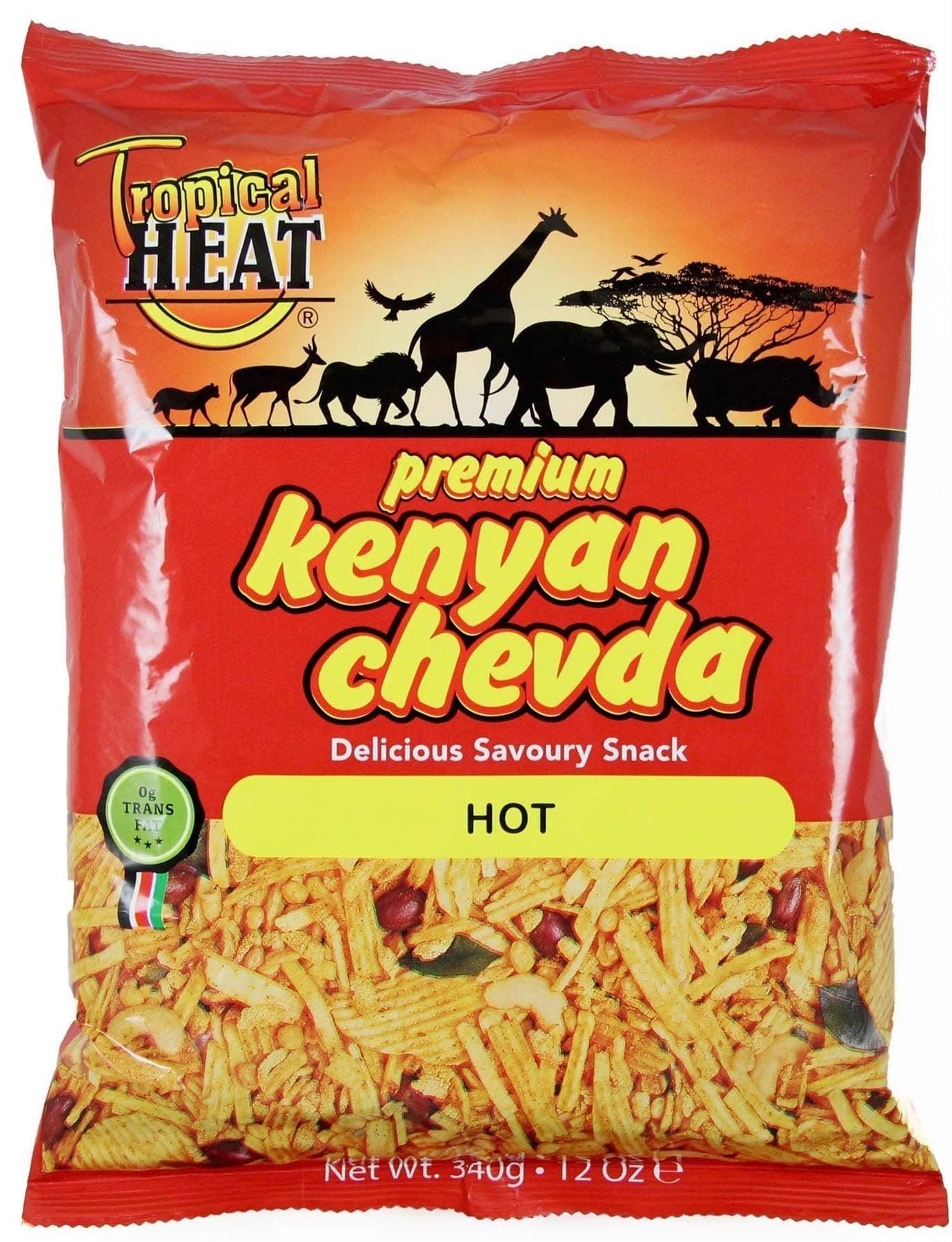 Tropical heat Kenyan chevda - hot - 340g