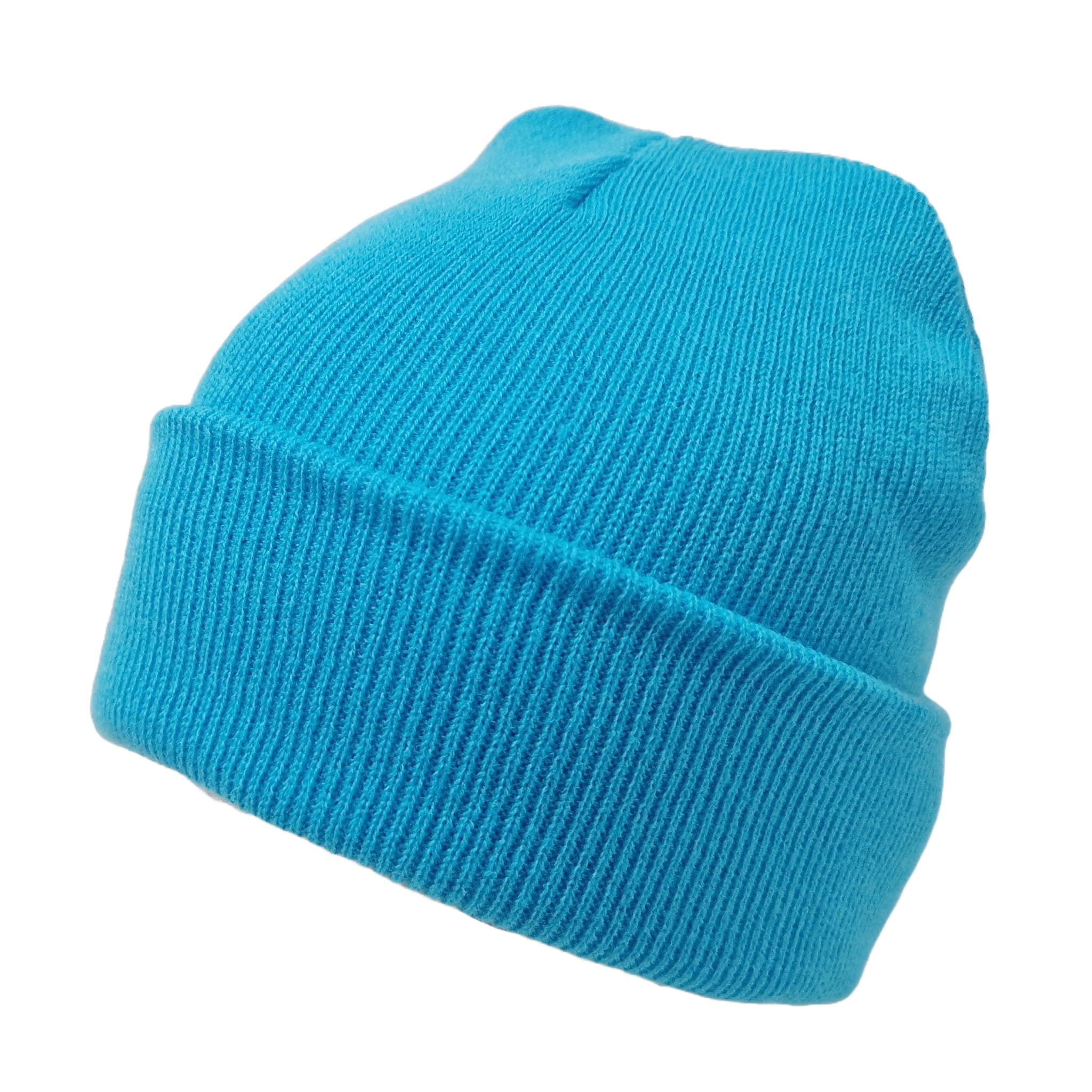 Beanie Hat Plain Soft Comfortable Casual for Men Women Warm Knitted Winter Woolly Skully Ski Headwear
