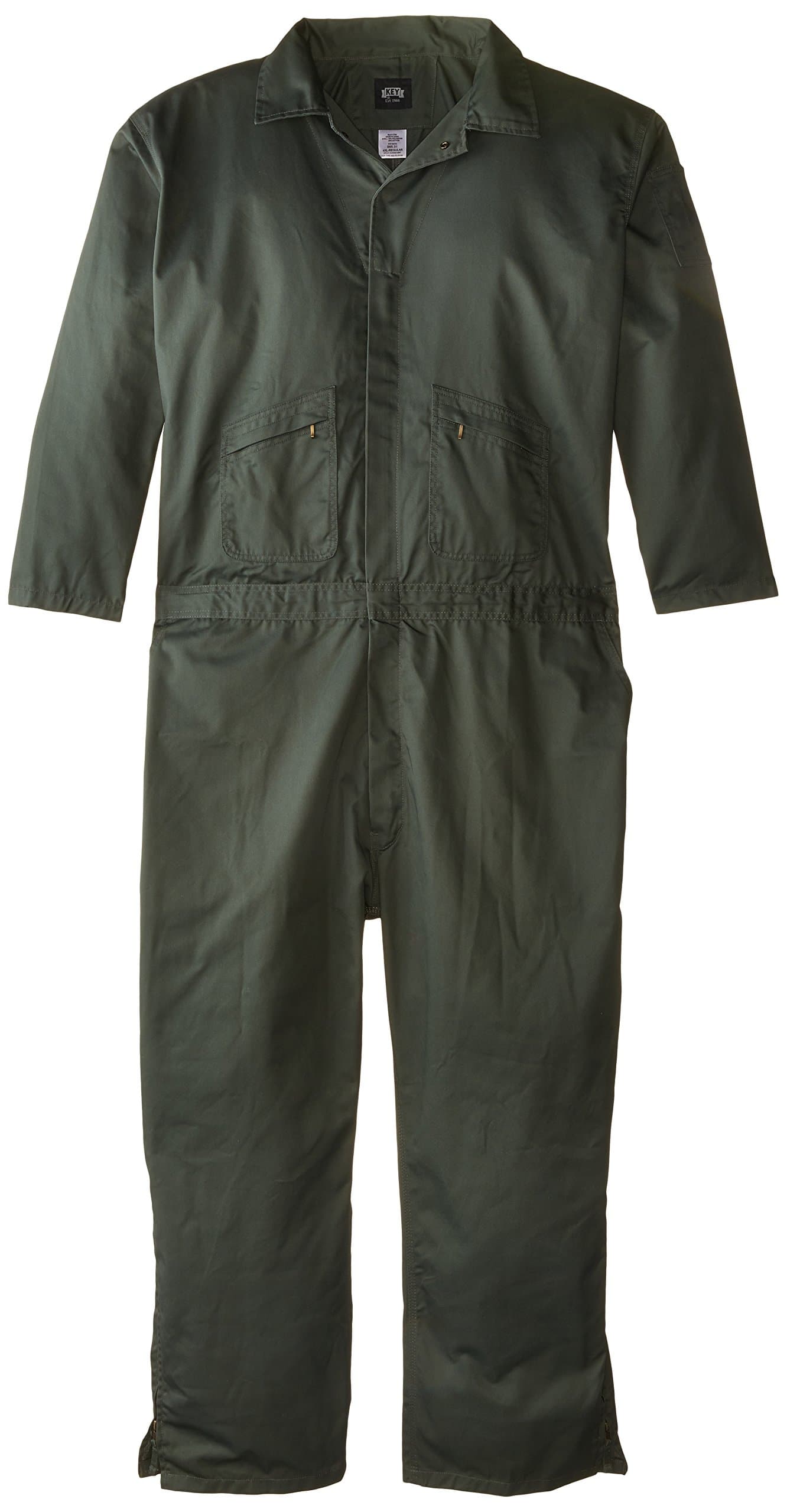 Key Apparel Long Sleeve Loden Green Unlined Coverall
