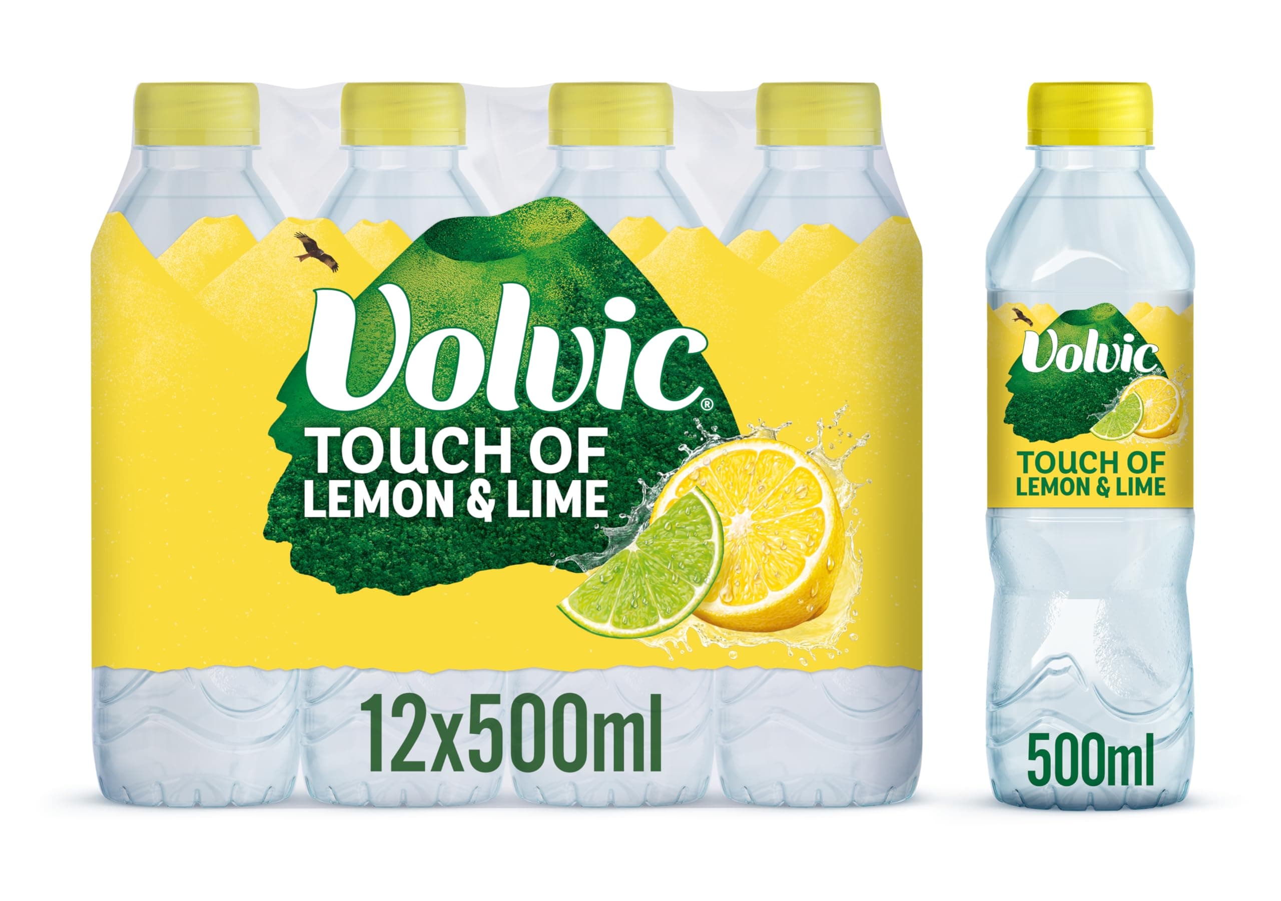 Touch of Fruit Water Bottle Lemon 500ml Ref 122441 Pack 12 151200