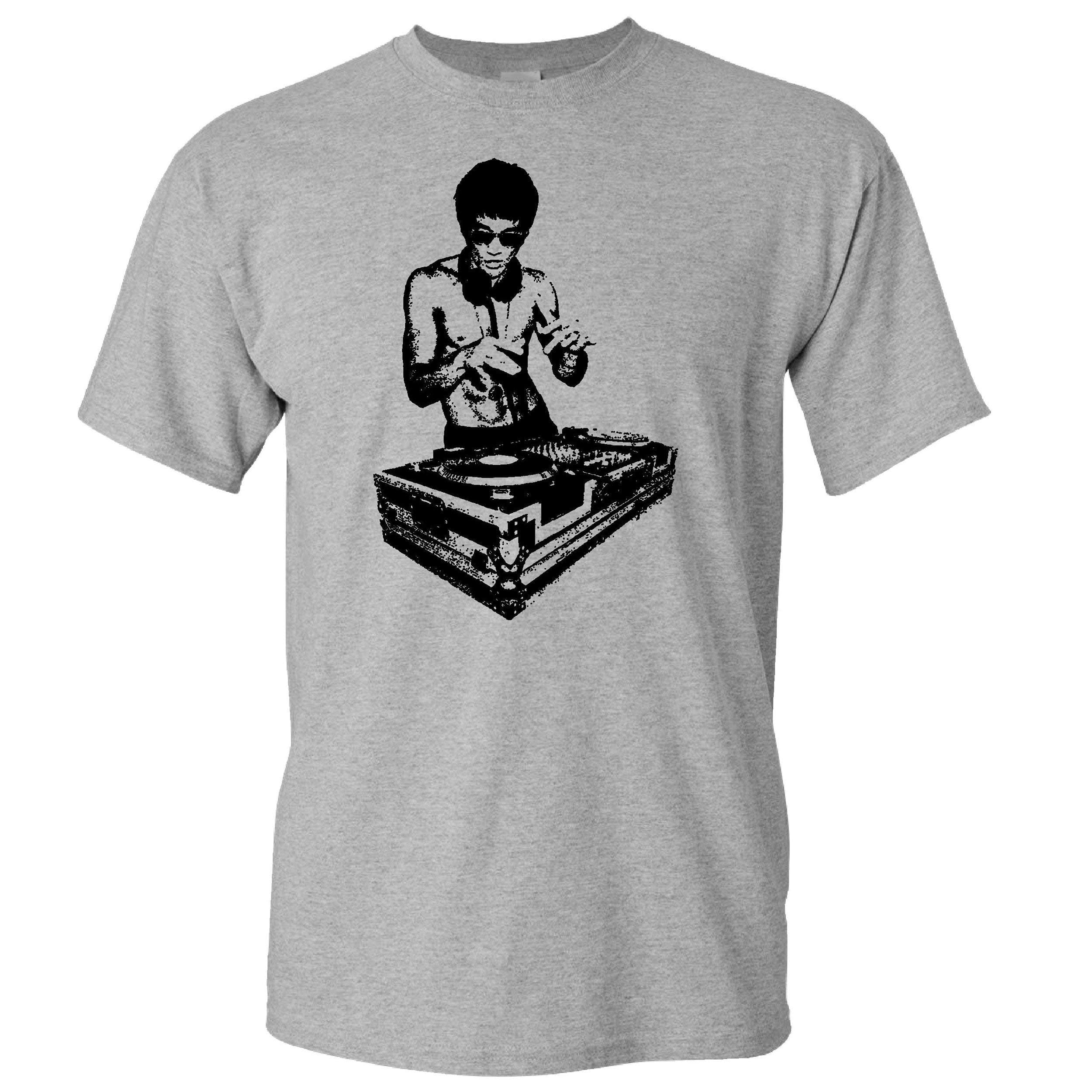 Bruce Lee DJ Sport Grey T Shirt