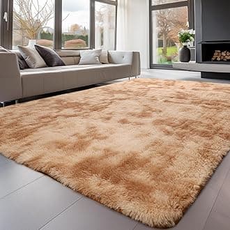 Sour Lemon Rugs Living Room 160x230cm, Grey Area Rugs for Bedroom, Washable Anti Slip Extra Large Shaggy Soft Rug Fluffy Modern Floor Carpets Mat Beside Carpet for Kids Living Room