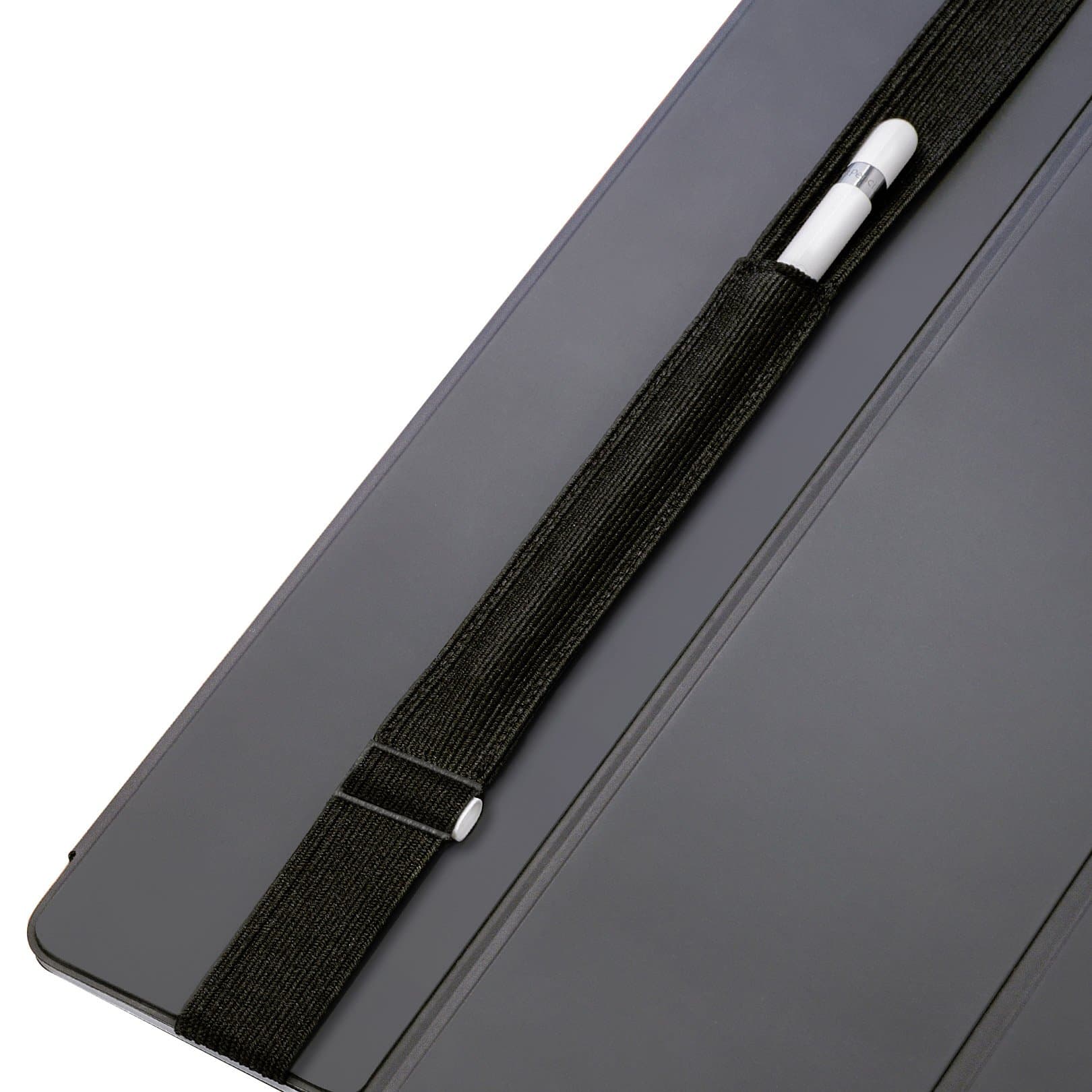 Stylus Sling Pencil Holder with USB Adapter Pocket for Apple Pencil (1st/2nd Gen) - Stylus Sleeve Pouch, Compatible with iPad Pro 12.9 Cases, Gray-Stitch