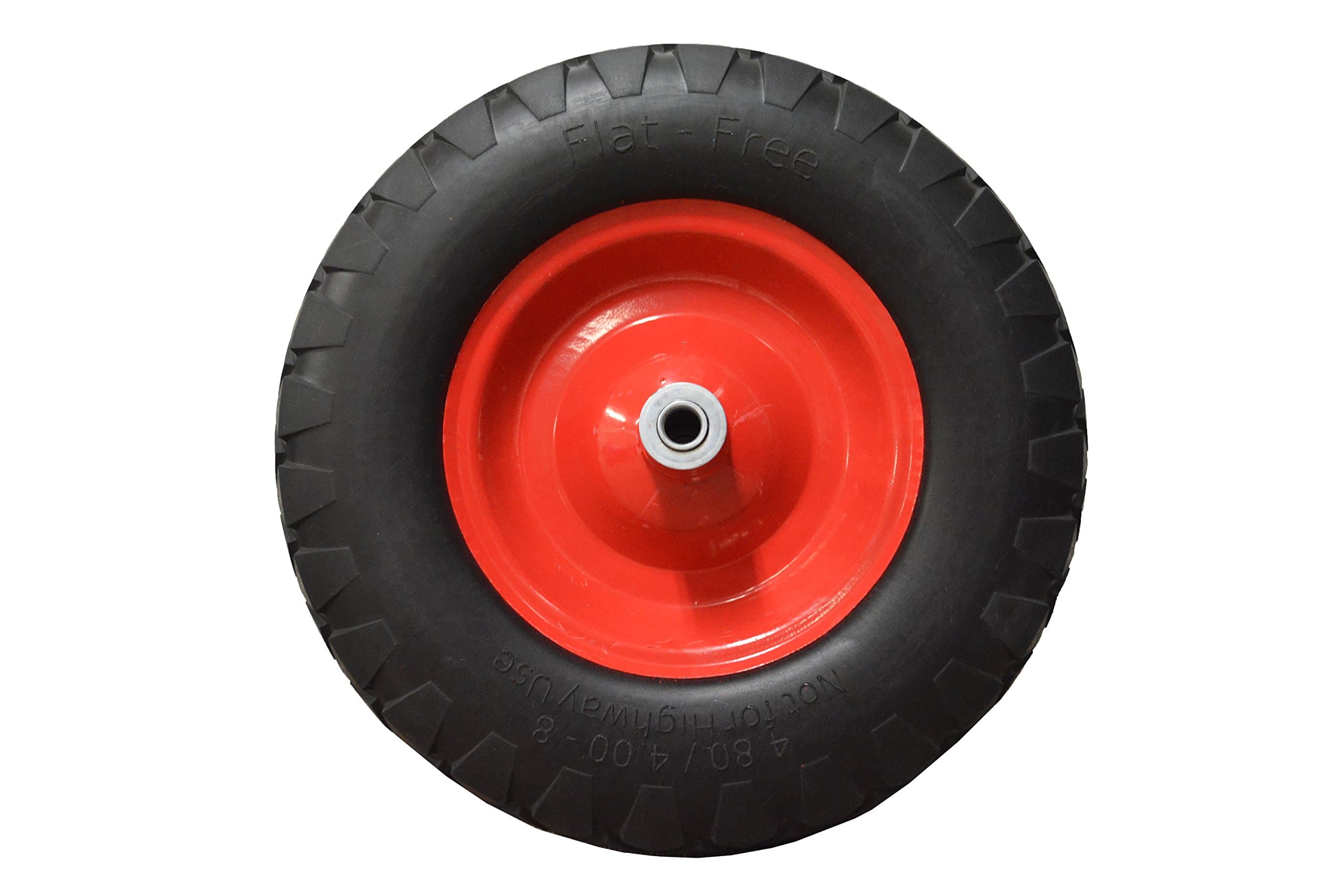 Replacement Wheel Barrow Tire Flat Free 4.80/4.0-8
