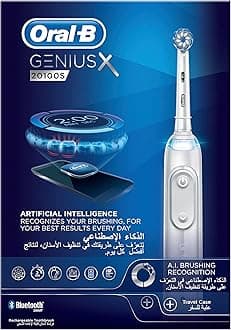 Oral-B Genius X Electric Toothbrush with Artificial Intelligence, Rechargeable, White Color