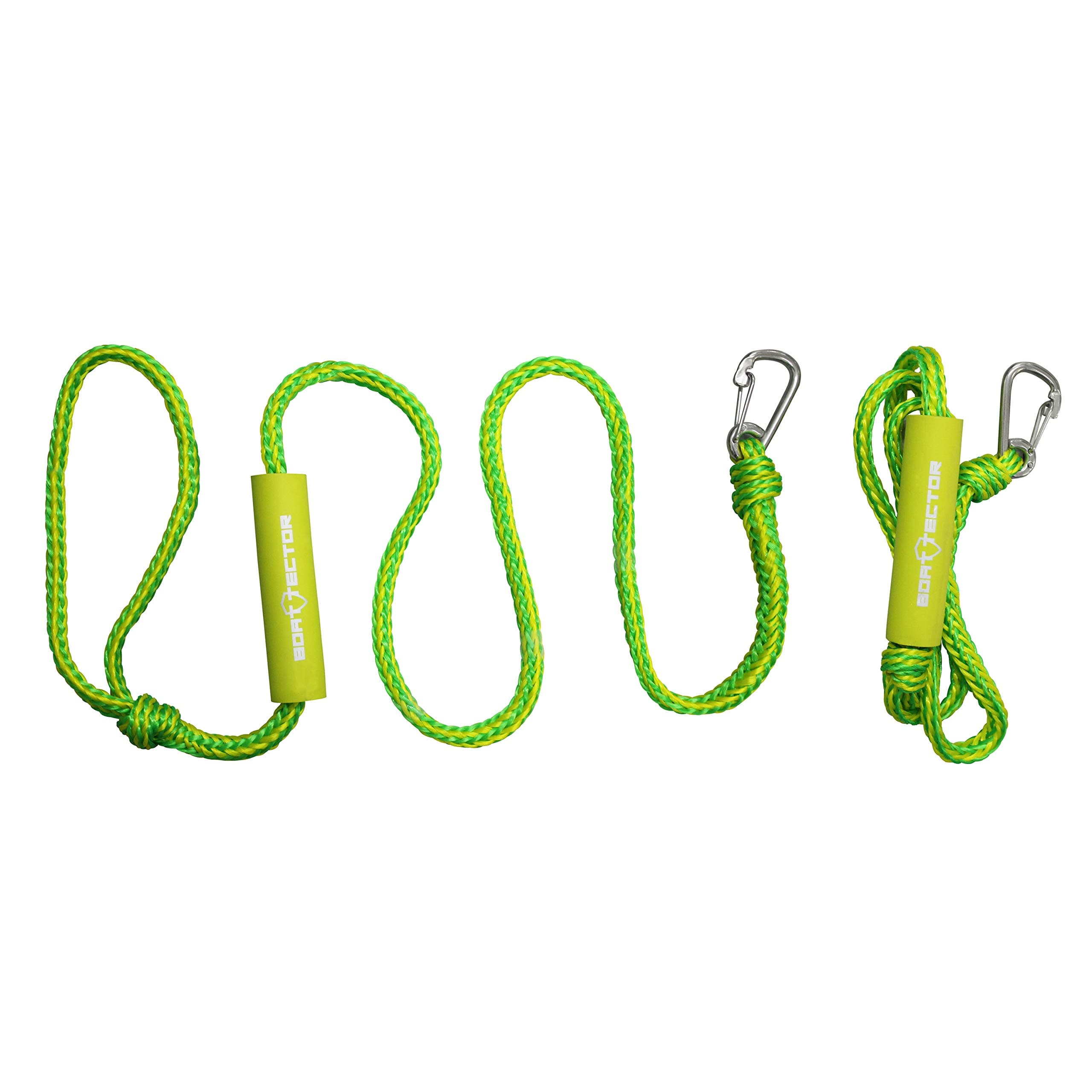 Extreme Max 3006.3122 BoatTector PWC Dock Line Value 2-Pack - 7', Green/Yellow