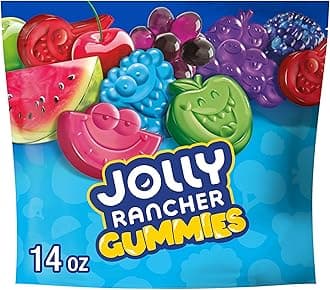 JOLLY RANCHER Gummies Assorted Fruit Flavored Candy Bag, 14 oz
