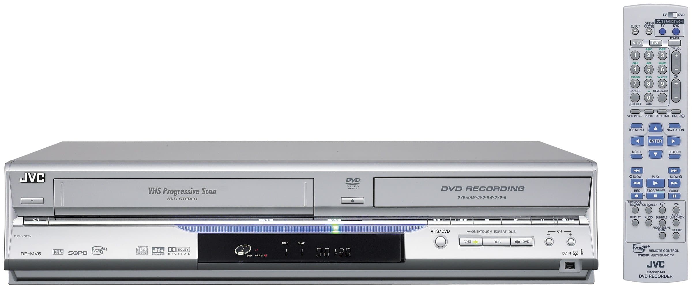 JVC DRMV5S DVD Recorder/VCR Combo
