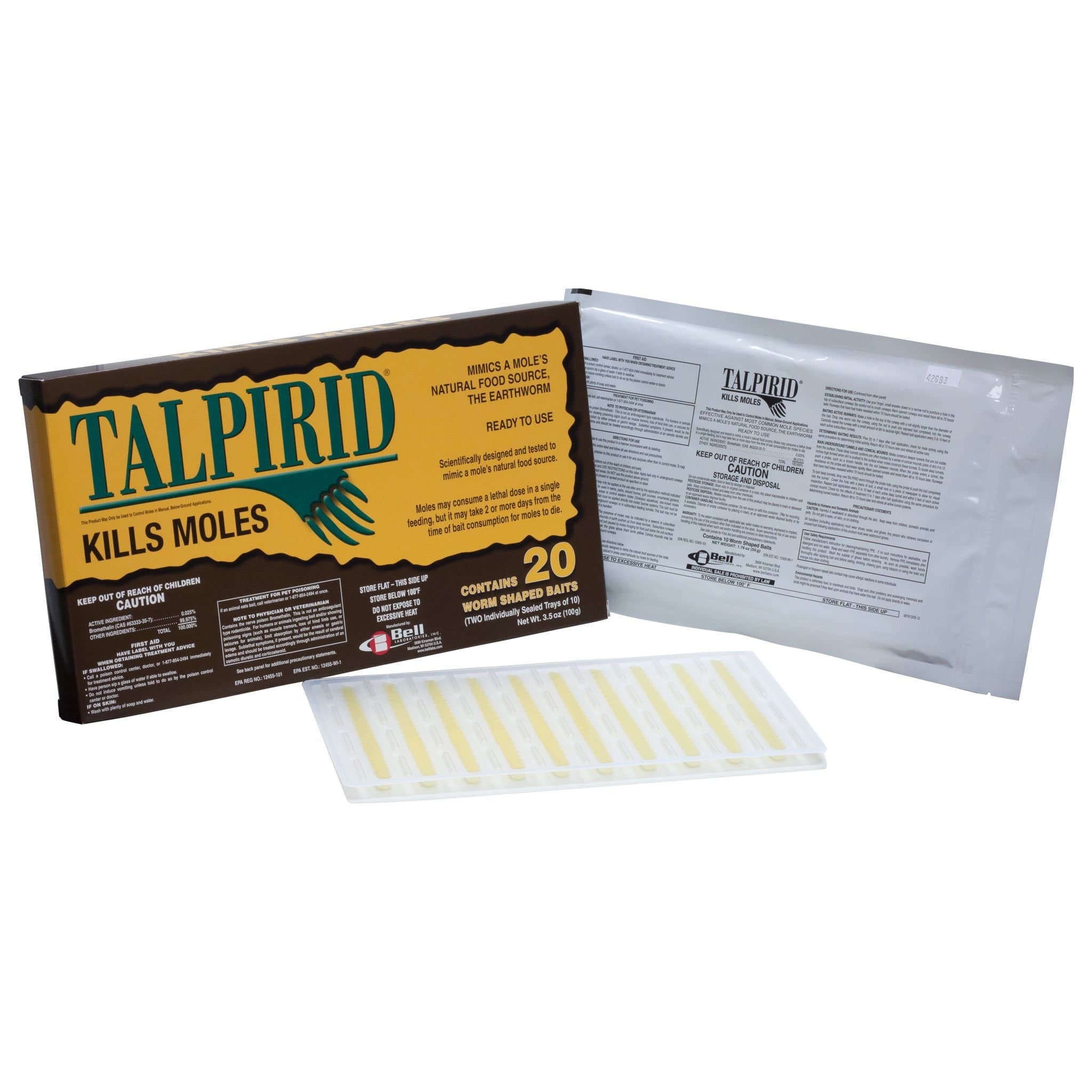 Talpirid Mole Bait-1 Box BELL-1052 by Talpirid