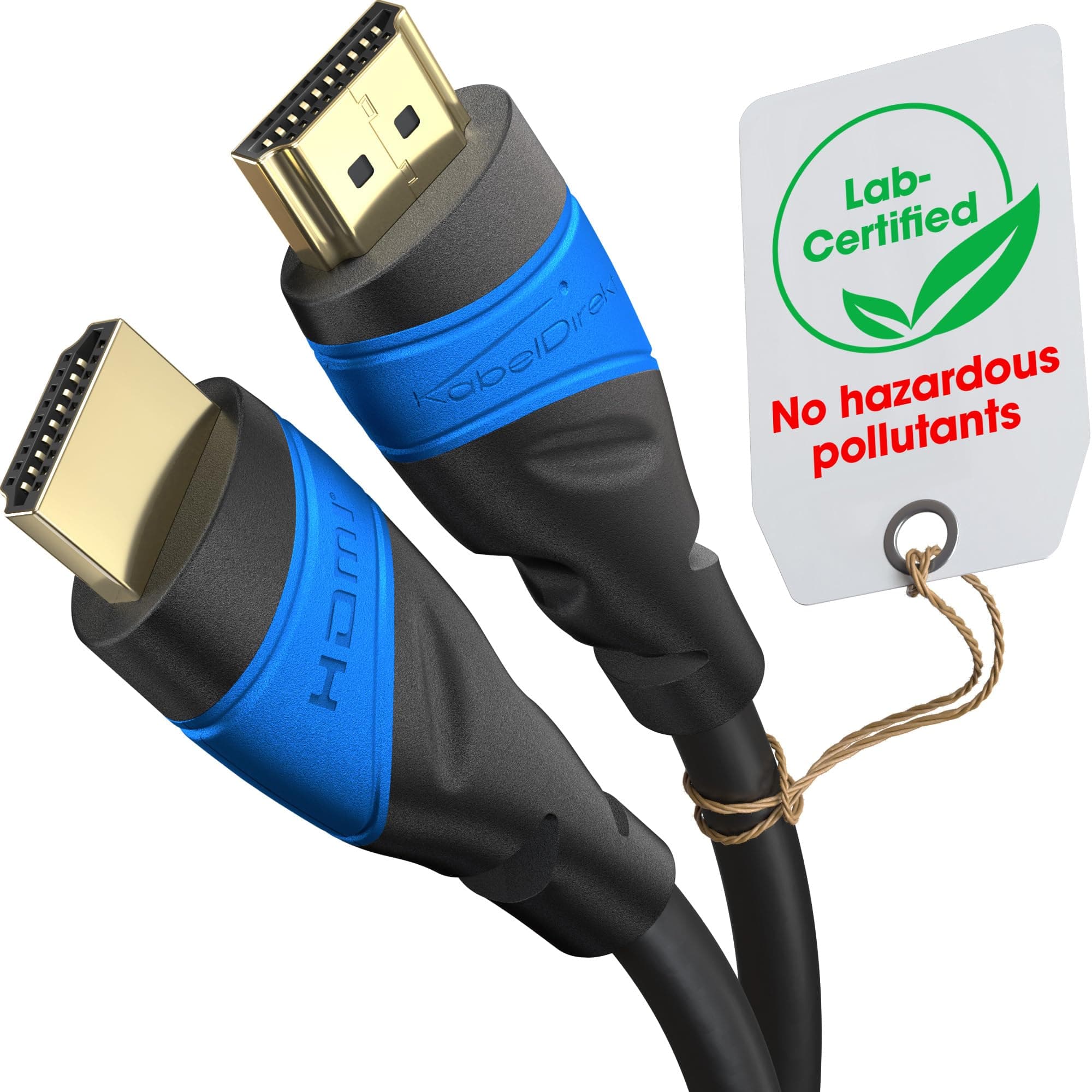 8K / 4K HDMI Cable – 3ft & More HDMI Cables (0.5ft–75ft) – German-Engineered HDMI Cord – Supports 10K/8K@60Hz/4K@120Hz – HDMI Cable for HDTV, PC, PS5, Xbox, Switch
