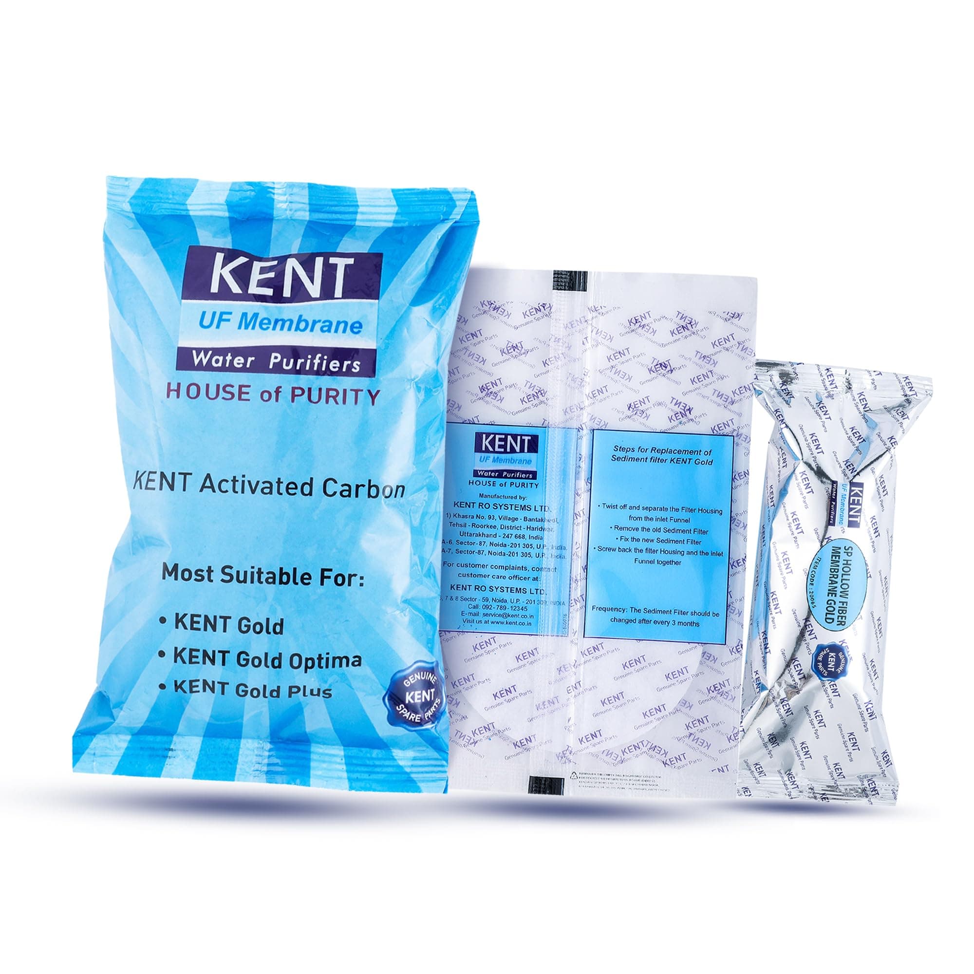 Kent Gold, Optima, Gold+ Spare Kit