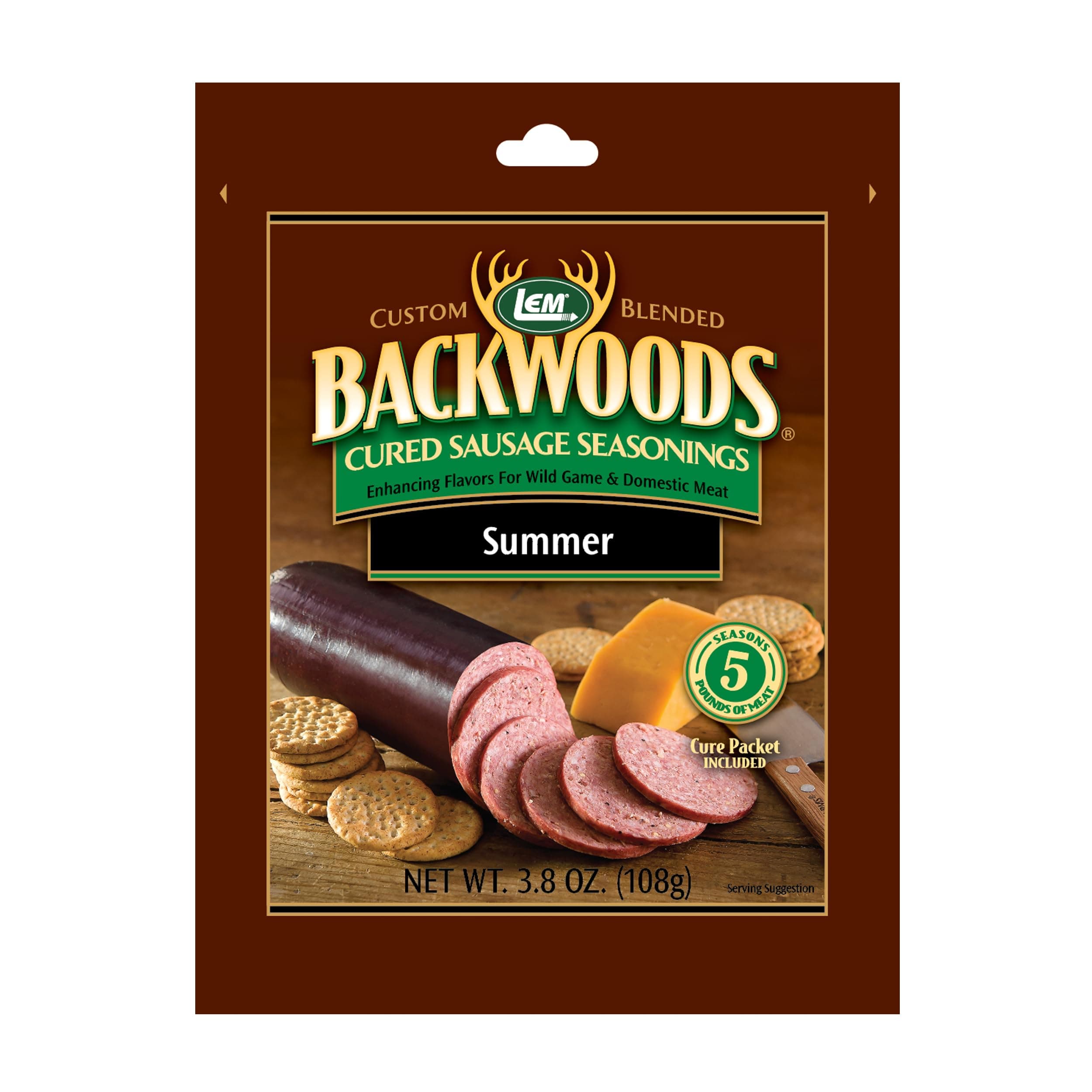 Backwoods Cured Sausage Seasoning with Cure Packet