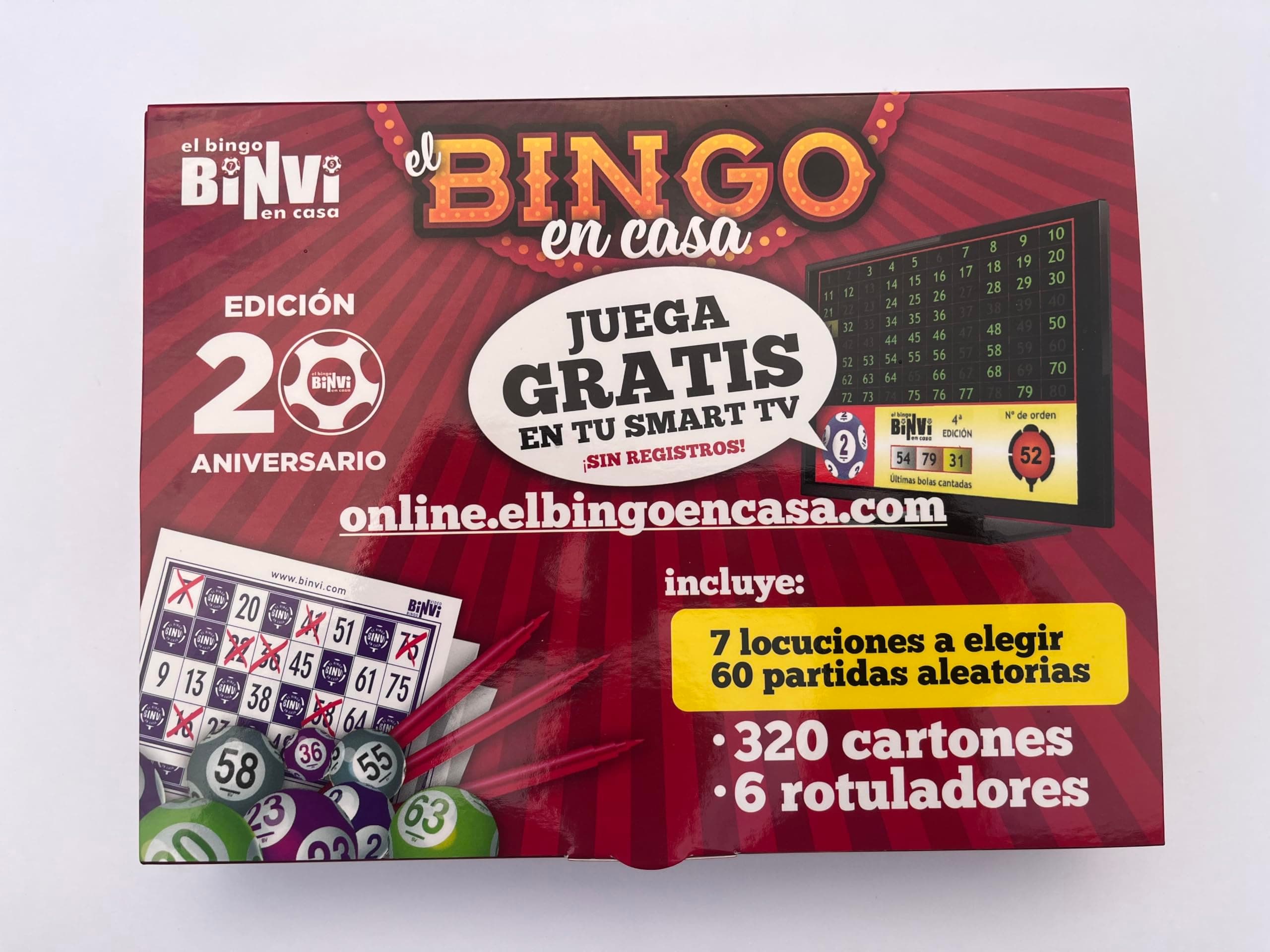 Bingo BINVI Ed. 20th Anniversary 320 cards