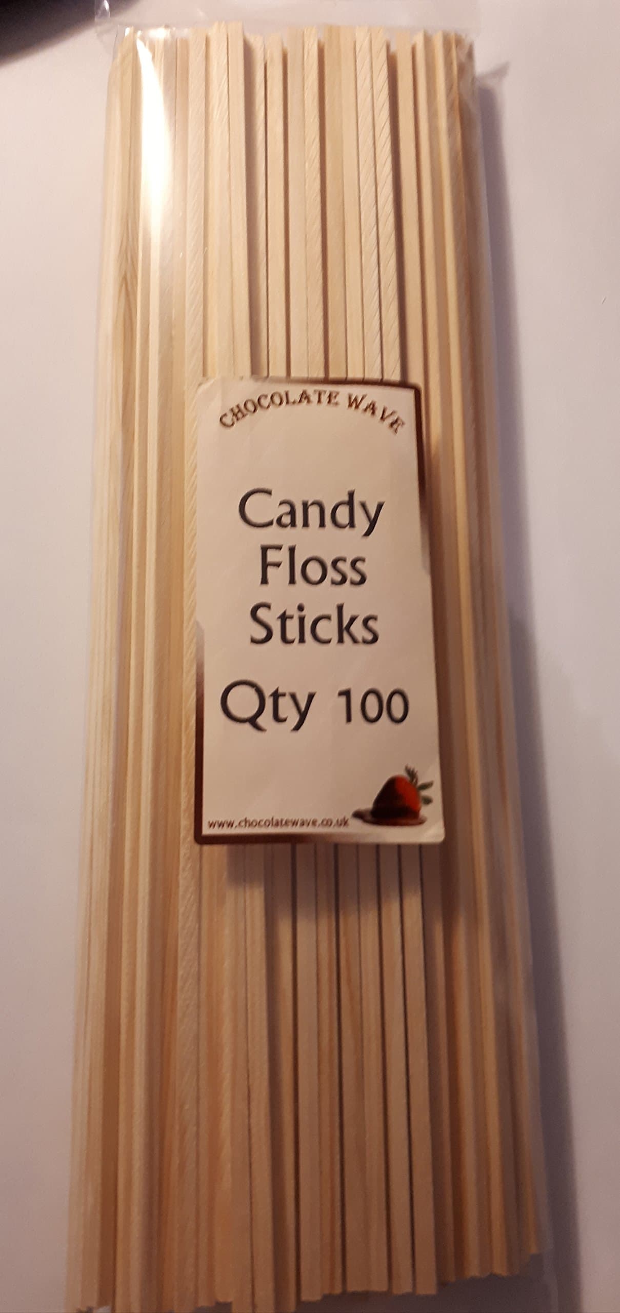 100 Candy Floss Food Grade Sticks 280m x 3.5mm x 3.5mm TOP Quality