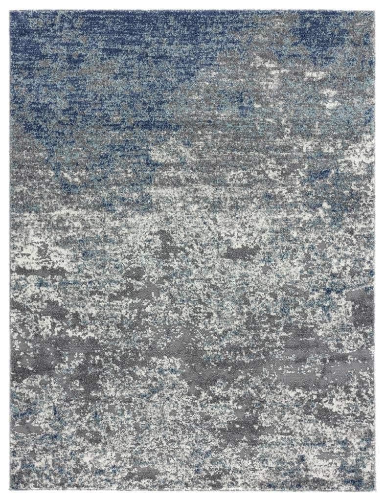 LUXE WEAVERS Euston Blue 5 x 7 Abstract Modern Area Rug