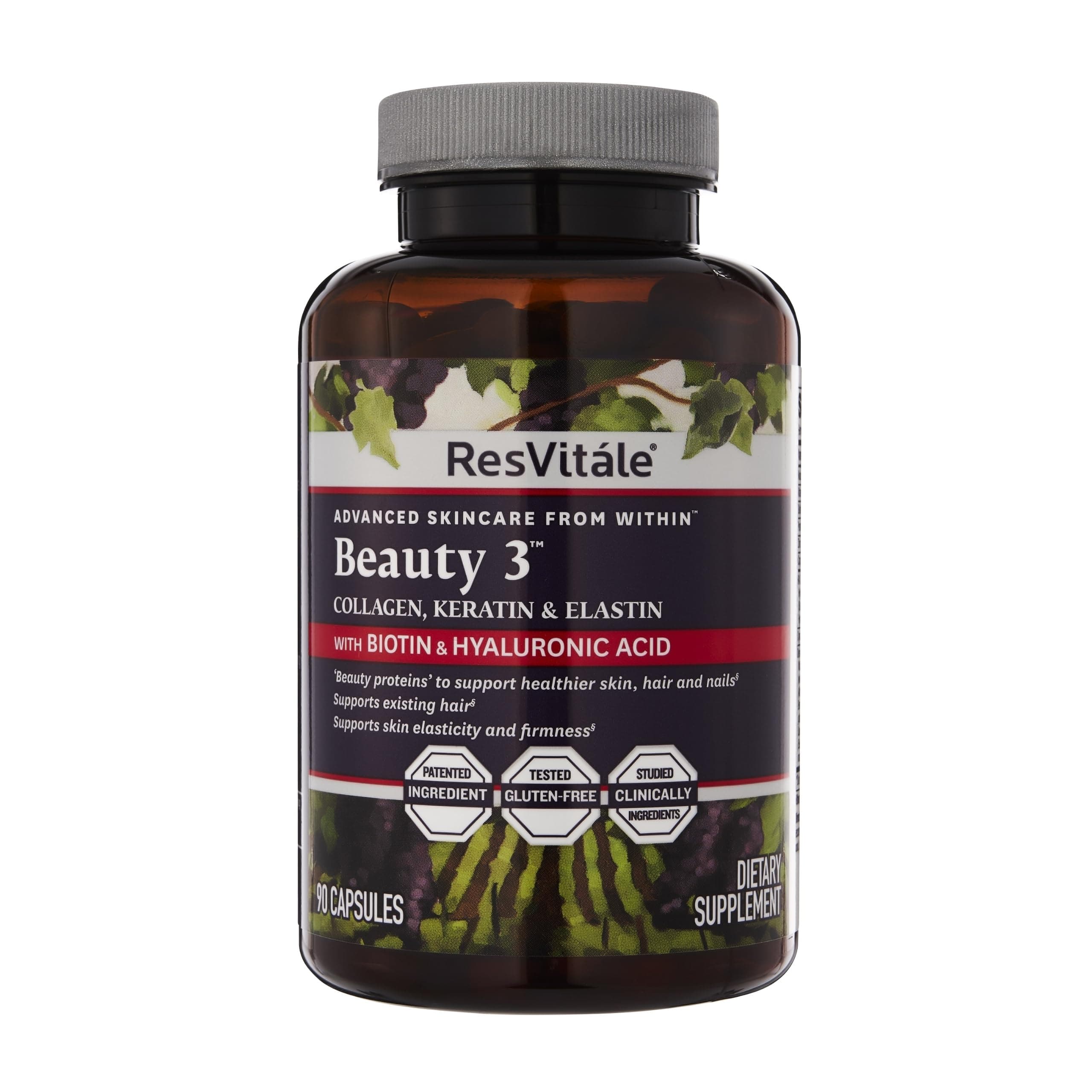 Resvitale - Beauty 3 Collagen, Keratin & Elastin Formula 90 Capsules