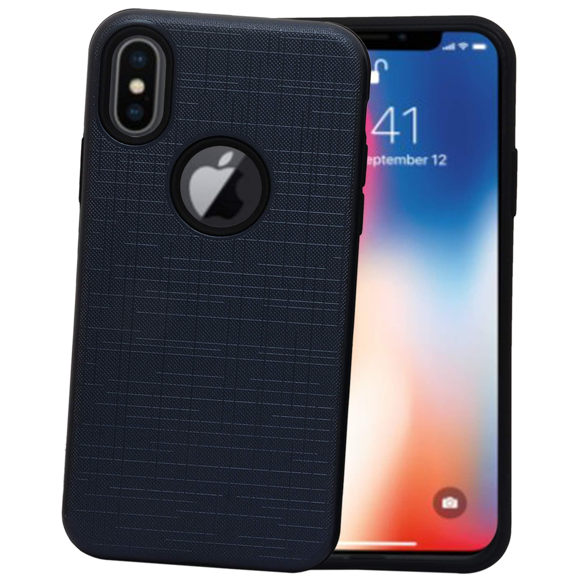 Digikart Hybrid Shock Proof Blue Mobile Back Cover Case for I Phone x/10/I Phone xs/10s