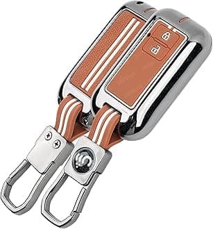 SHOPOFLUX Key Cover Compatible with Baleno, Grand Vitara, XL6, Swift, Brezza, Celerio, Ignis, Ertiga, Dzire, Fronx, Urban Cruiser, Rumion, Glanza, Hyryder 2 Button Key