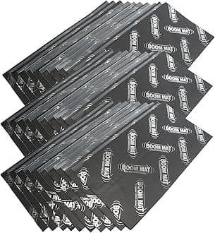 Design Engineering Boom Mat Sound Deadening Material with Adhesive Backing | 12.5" x 24" x 2mm (Pack of 30)