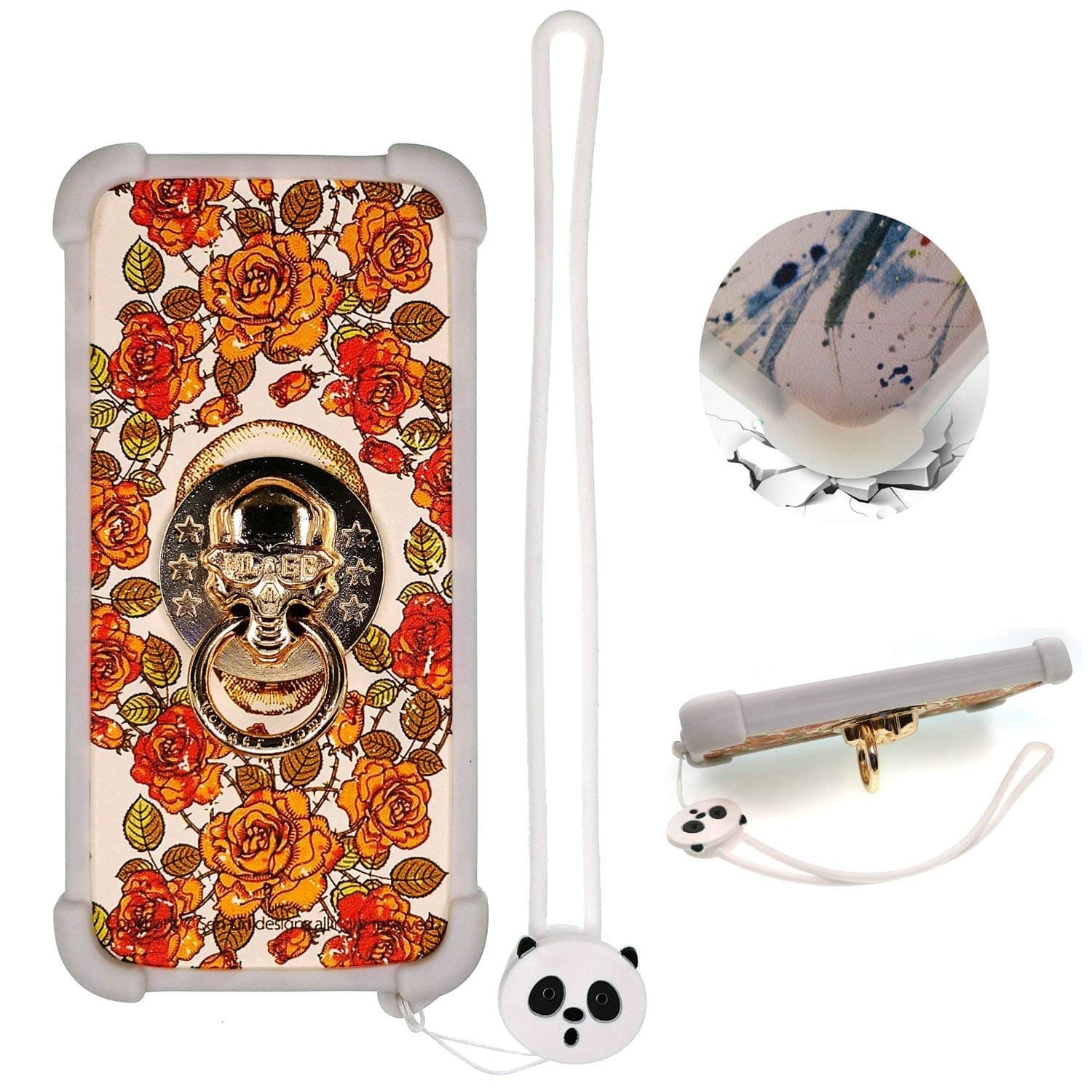 Case for Samsung Galaxy Ace Style Lte Sm-G357fz Case Silicone border + PC hard backplane Stand Cover KL