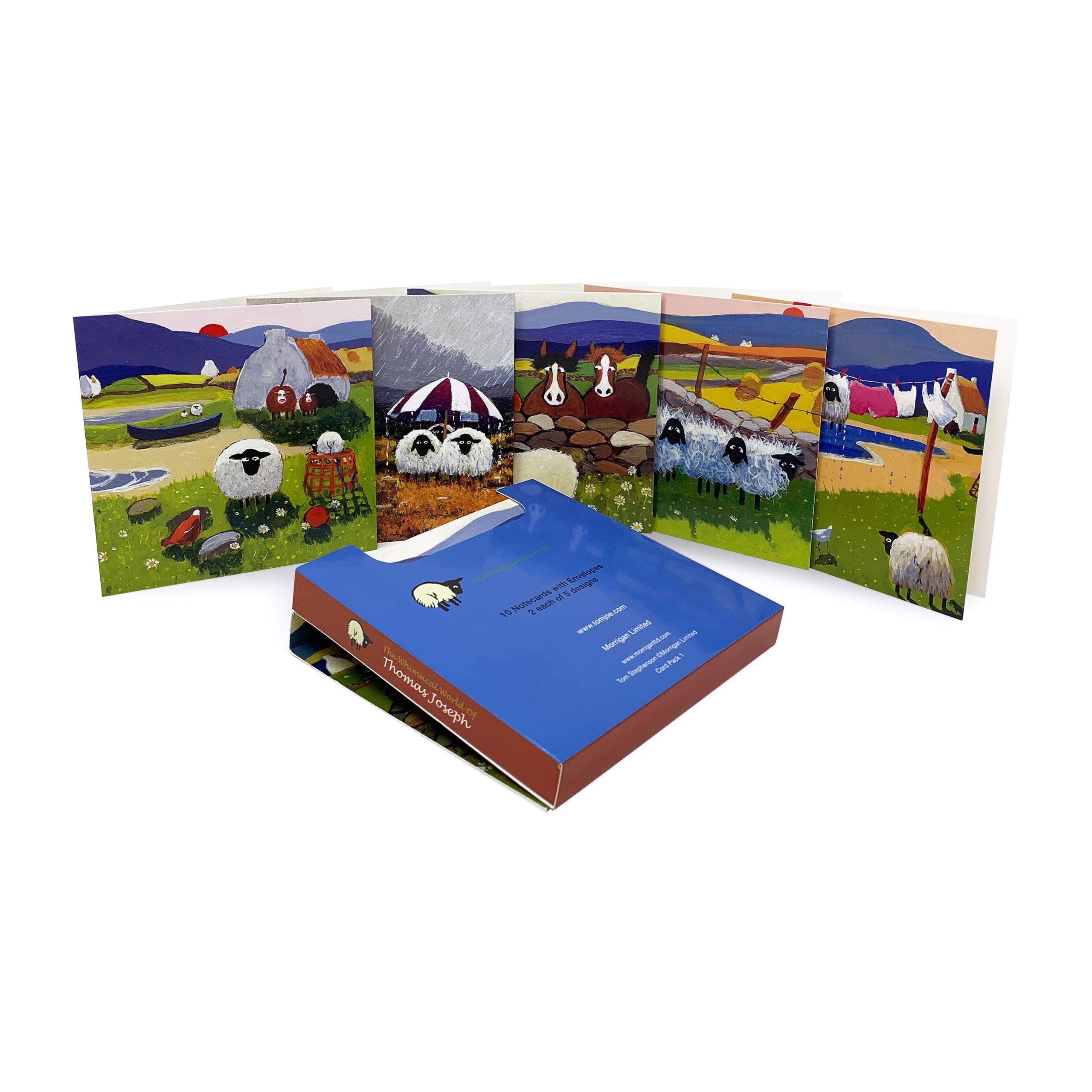 Notelet Blank Cards Pack 1 by Thomas Joseph - Greeting Card - Note Cards and Envelopes