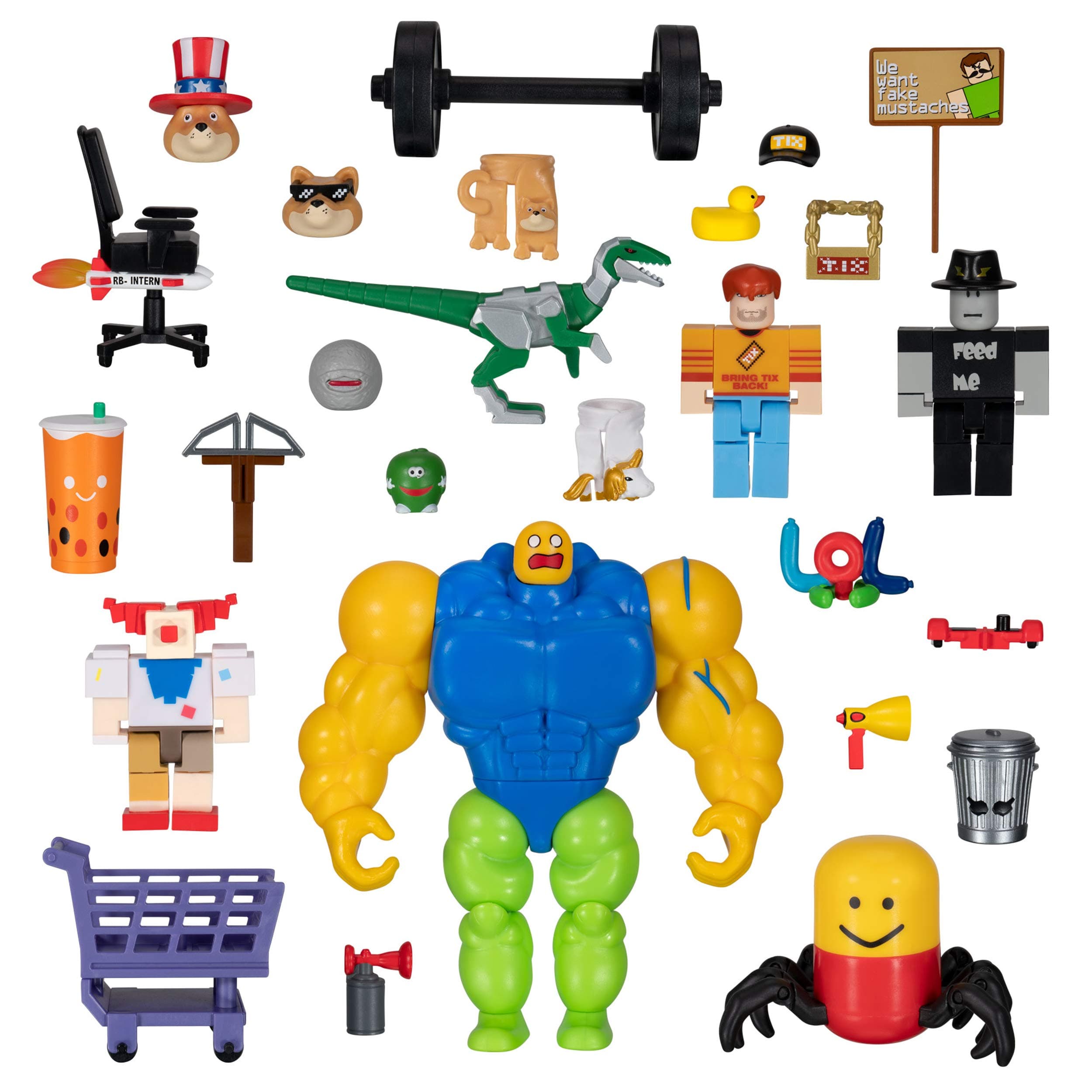 Roblox 888 ROB0338 Meme Pack Playset, 9.13 x 6.73 x 2.05 inches