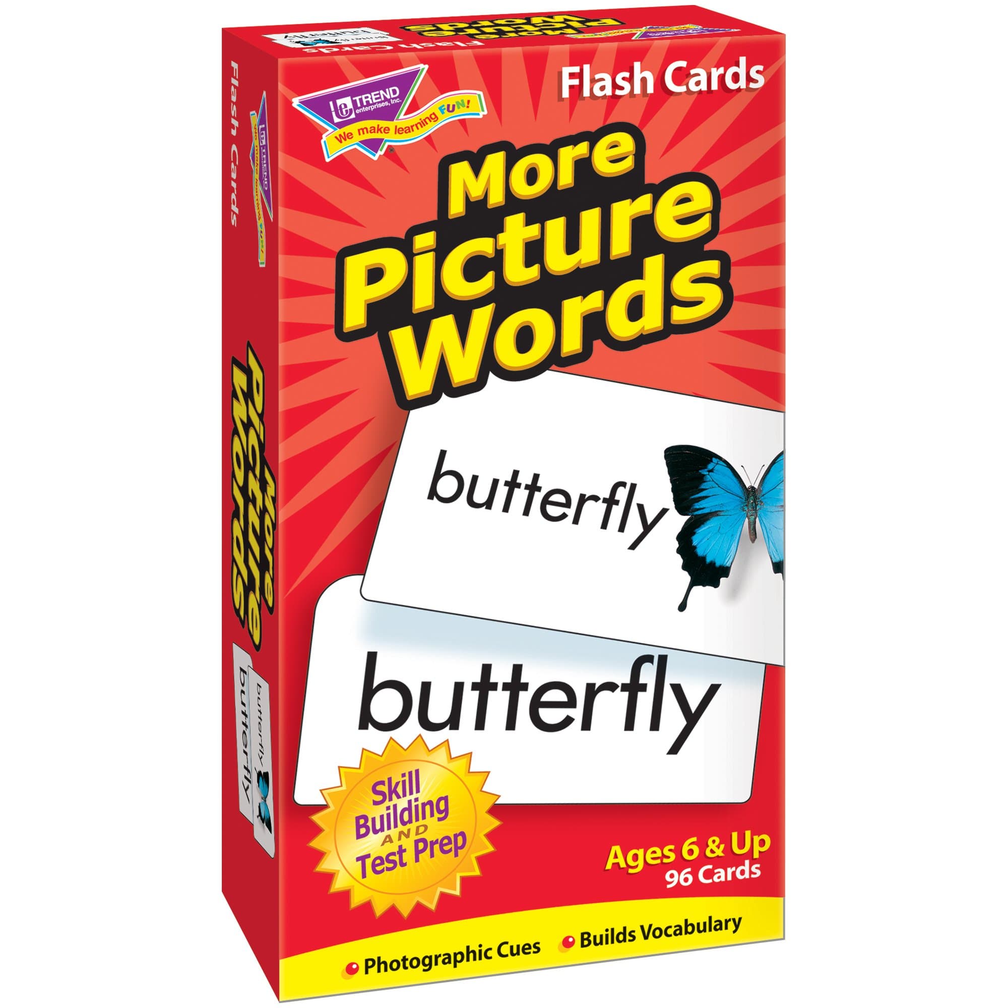 More Picture Words Skill Drill Flash Cards, Pack of 96 Card Game