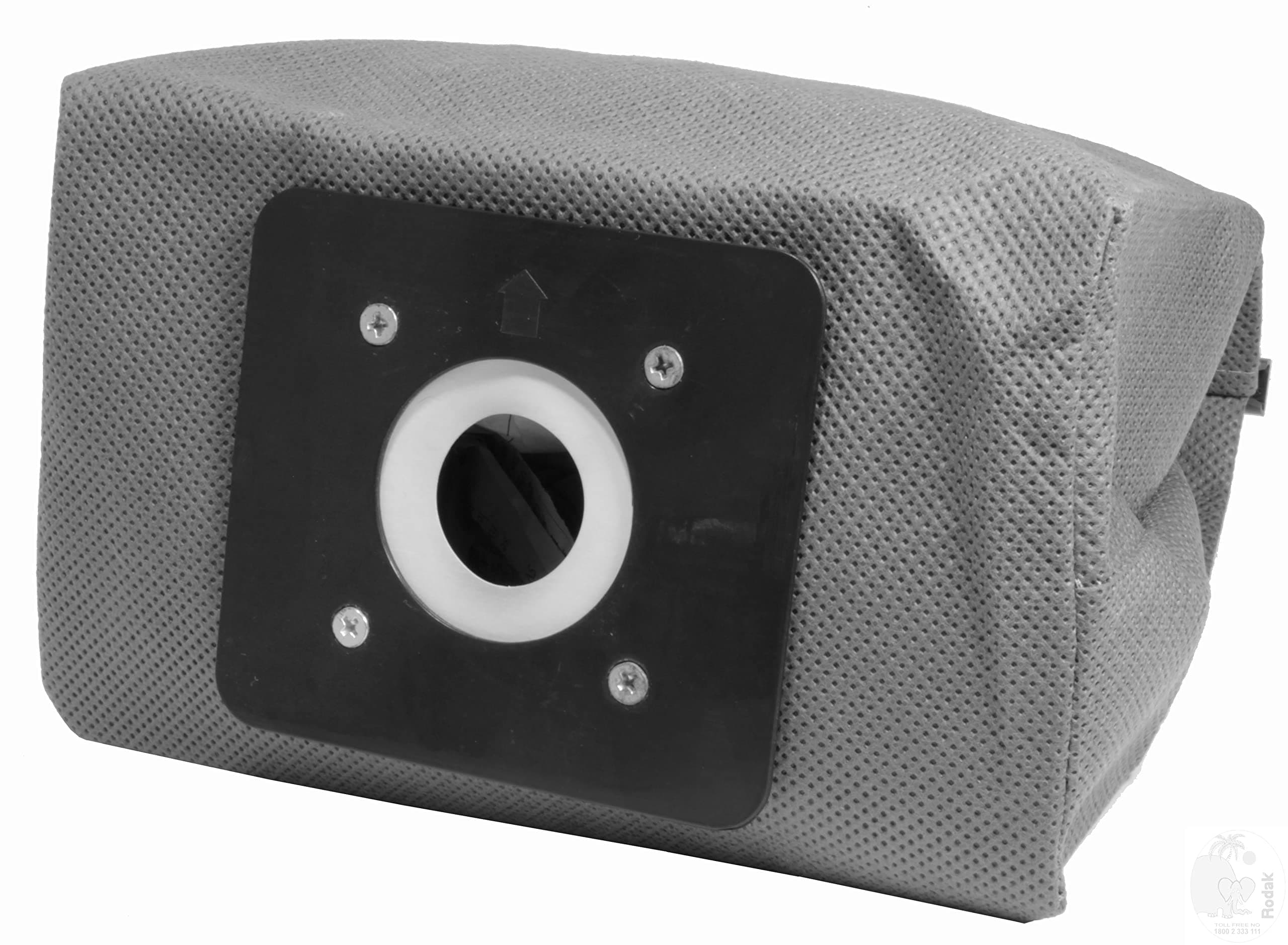 RODAK Vacuum Cleaner Dust Bag, Practical, Washable and Reusable, Connecting Size 11 cm x 10 cm, 2 L Capacity, Imported